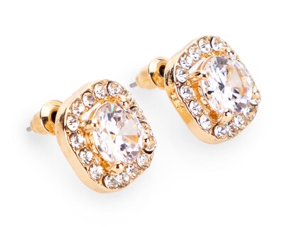 Foto 3 | Foto 3 | Collar, Aretes y Anillo Sahara Cuadrados Dorados