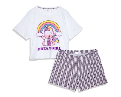 Foto 1 | Foto 1 | Pijama de Algodón Emociones para Mujer 2 Piezas