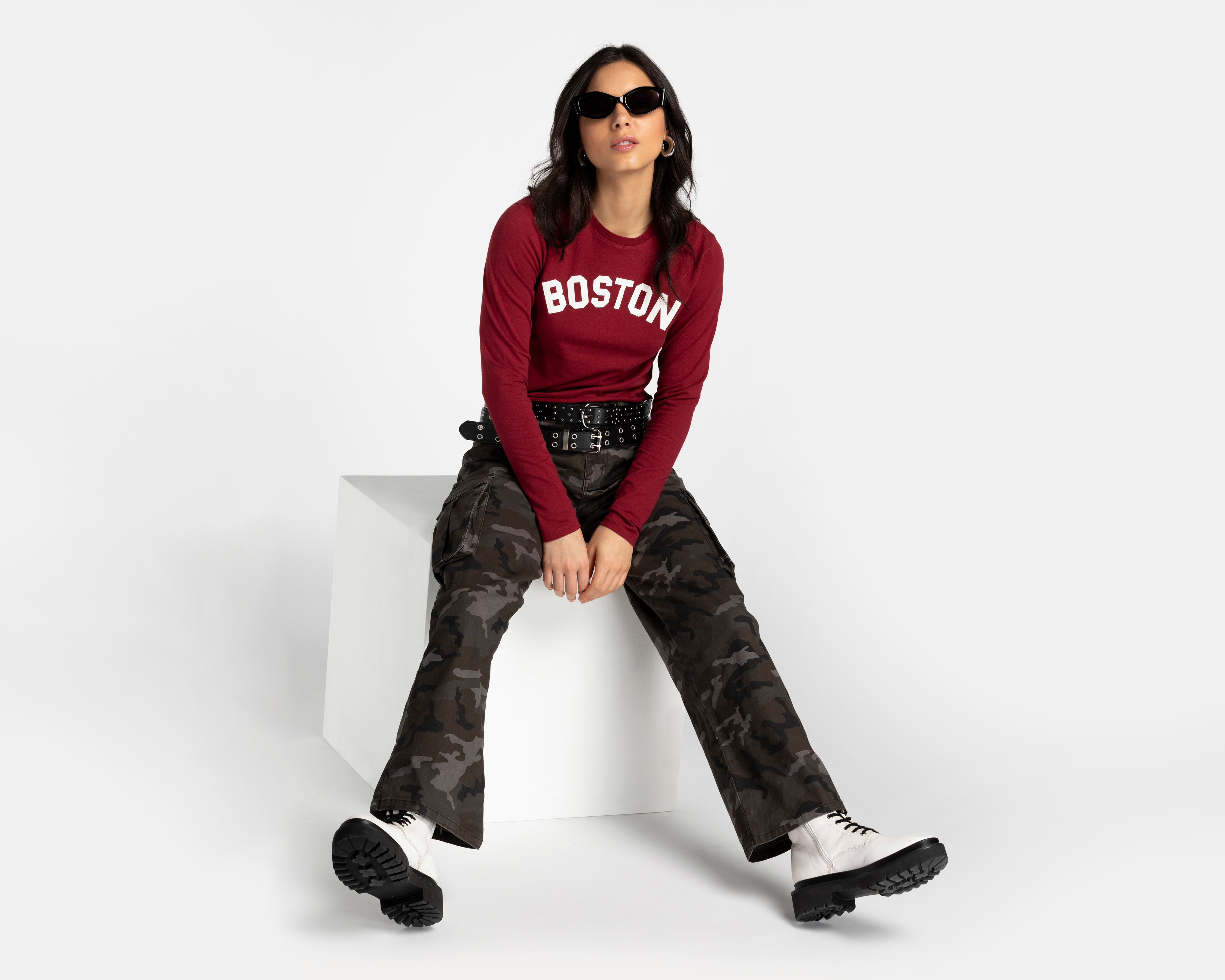 Foto 2 | Foto 2 | Playera Refill Manga Larga para Mujer