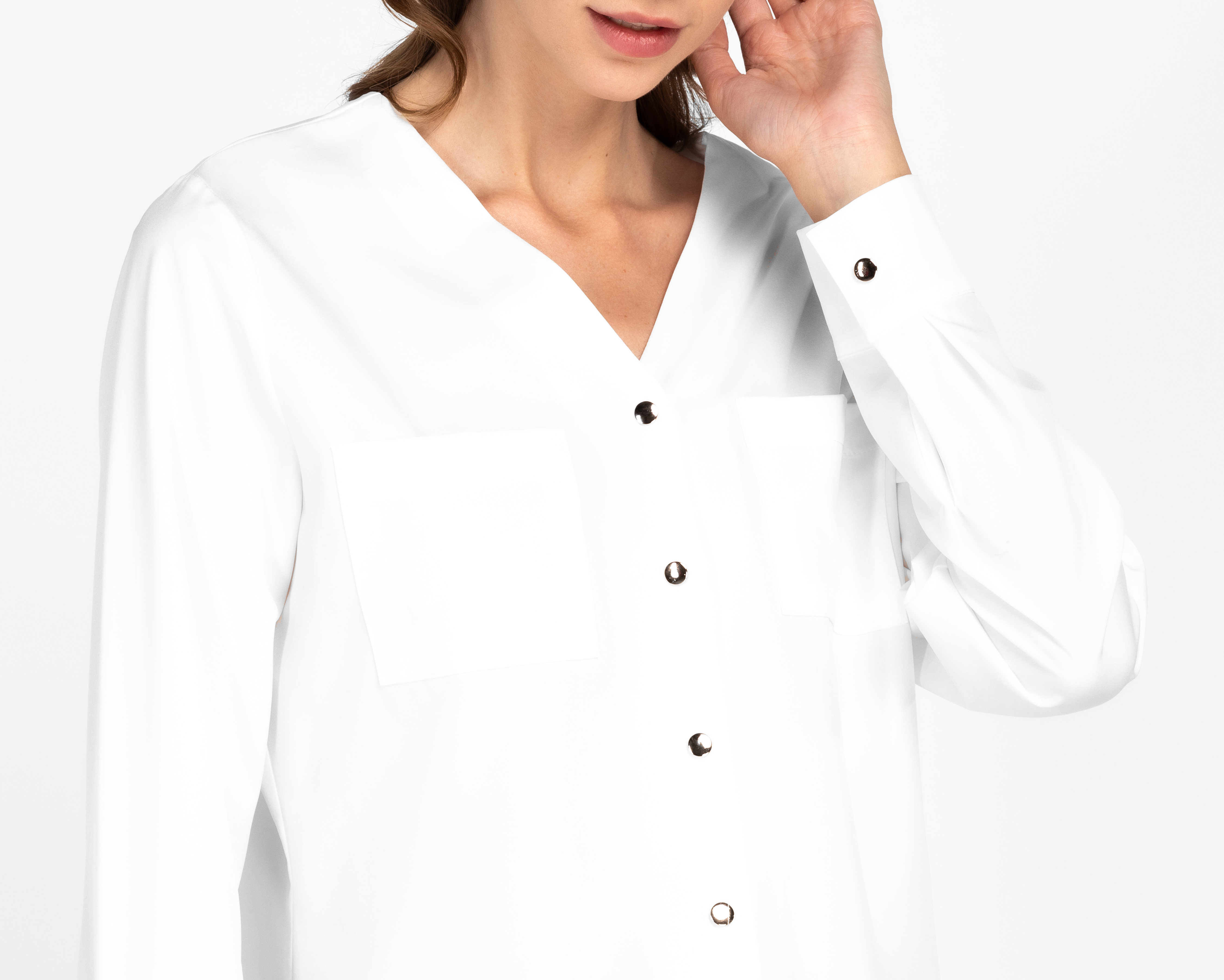 Foto 5 pulgar | Foto 4 | Blusa Sahara Manga Larga para Mujer