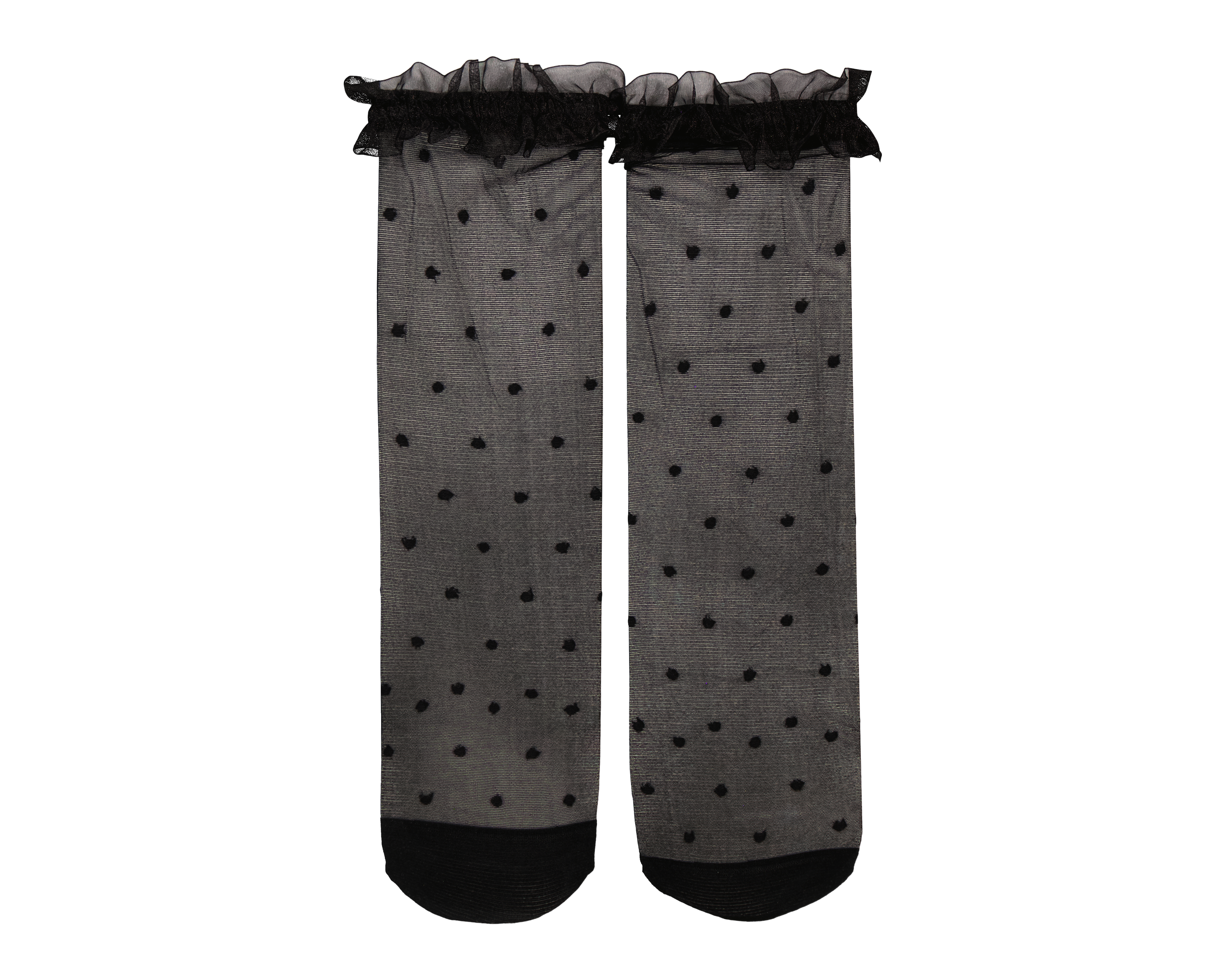 Foto 5 pulgar | Foto 4 | Tobimedias Negras Beauty Secret de Puntos 2 Pares