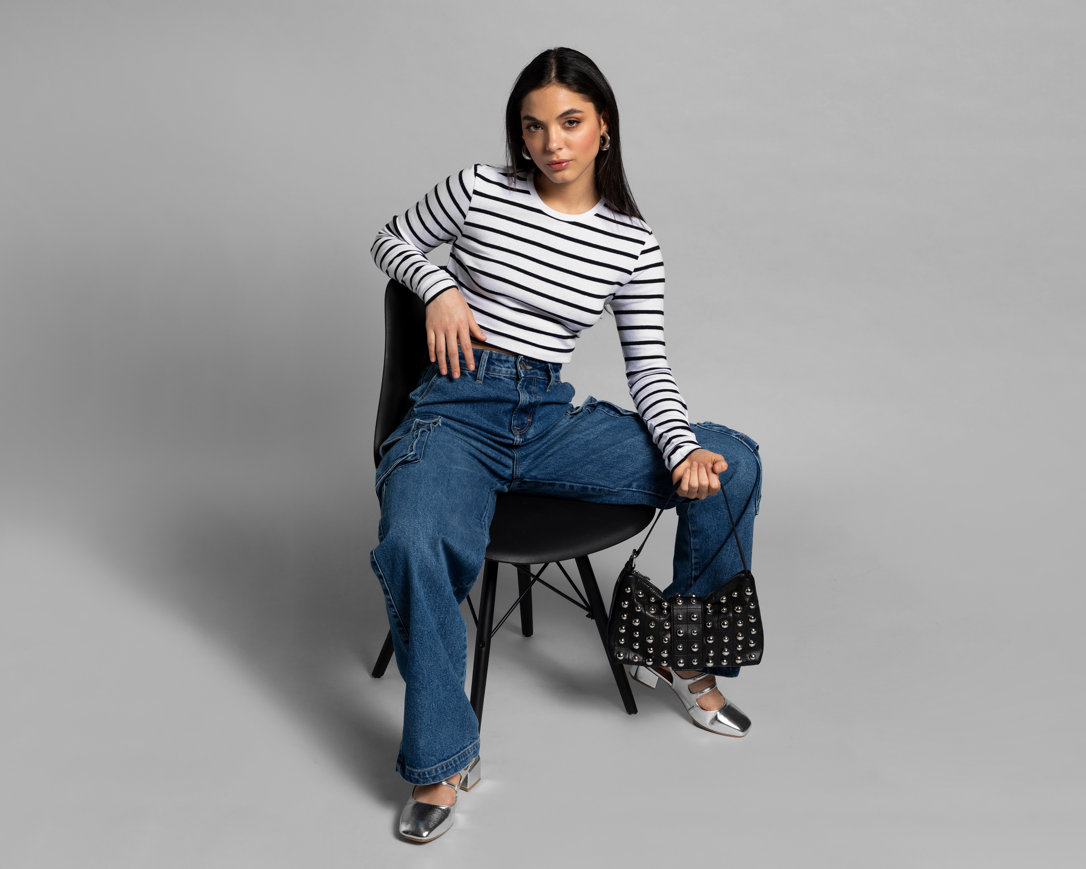 Foto 3 pulgar | Foto 2 | Playera Thinner Manga Larga para Mujer