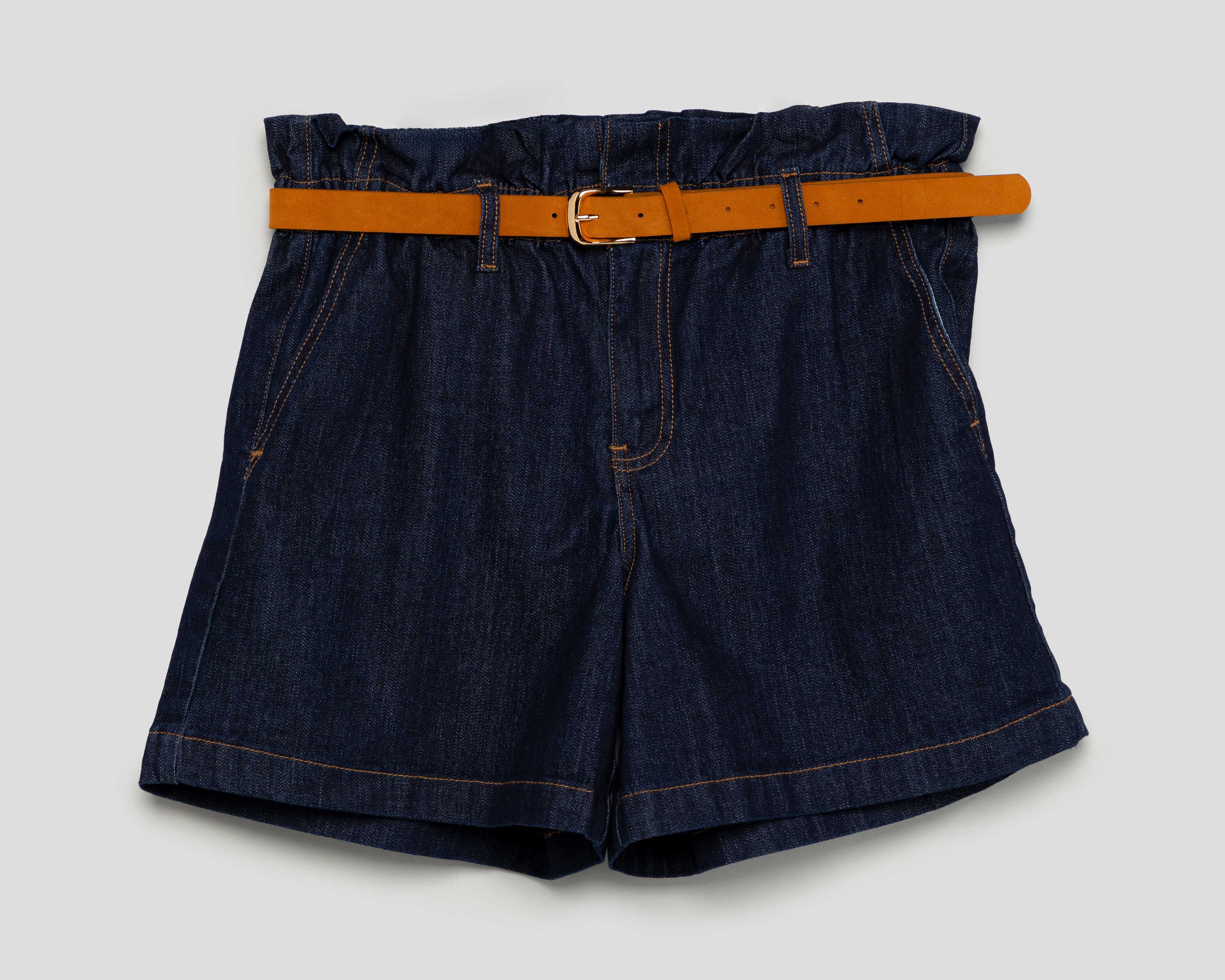 Foto 2 pulgar | Foto 1 | Short Sahara con Cinturón para Mujer