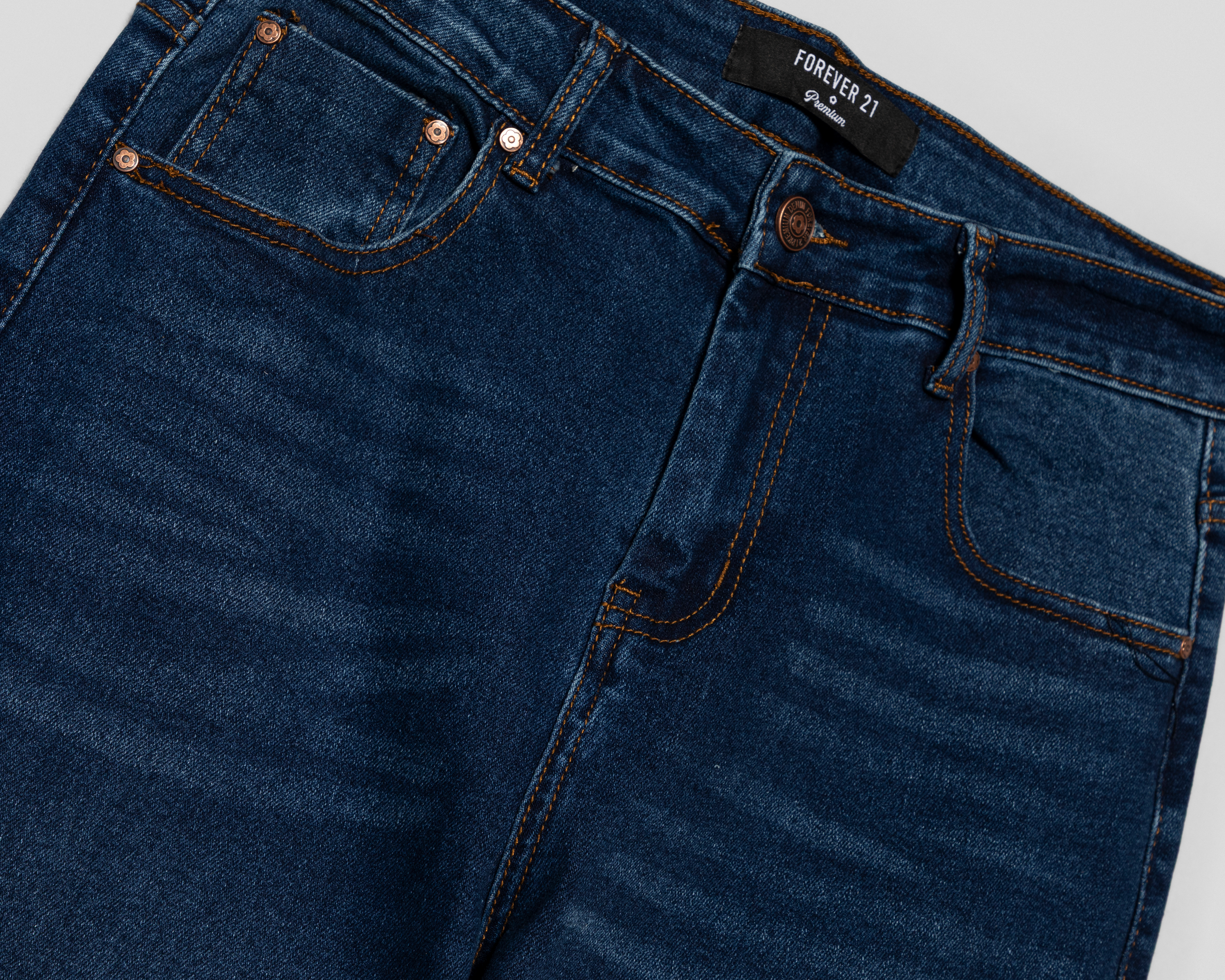 Foto 4 pulgar | Foto 3 | Pantalón Cargo Forever 21 Azul Juvenil