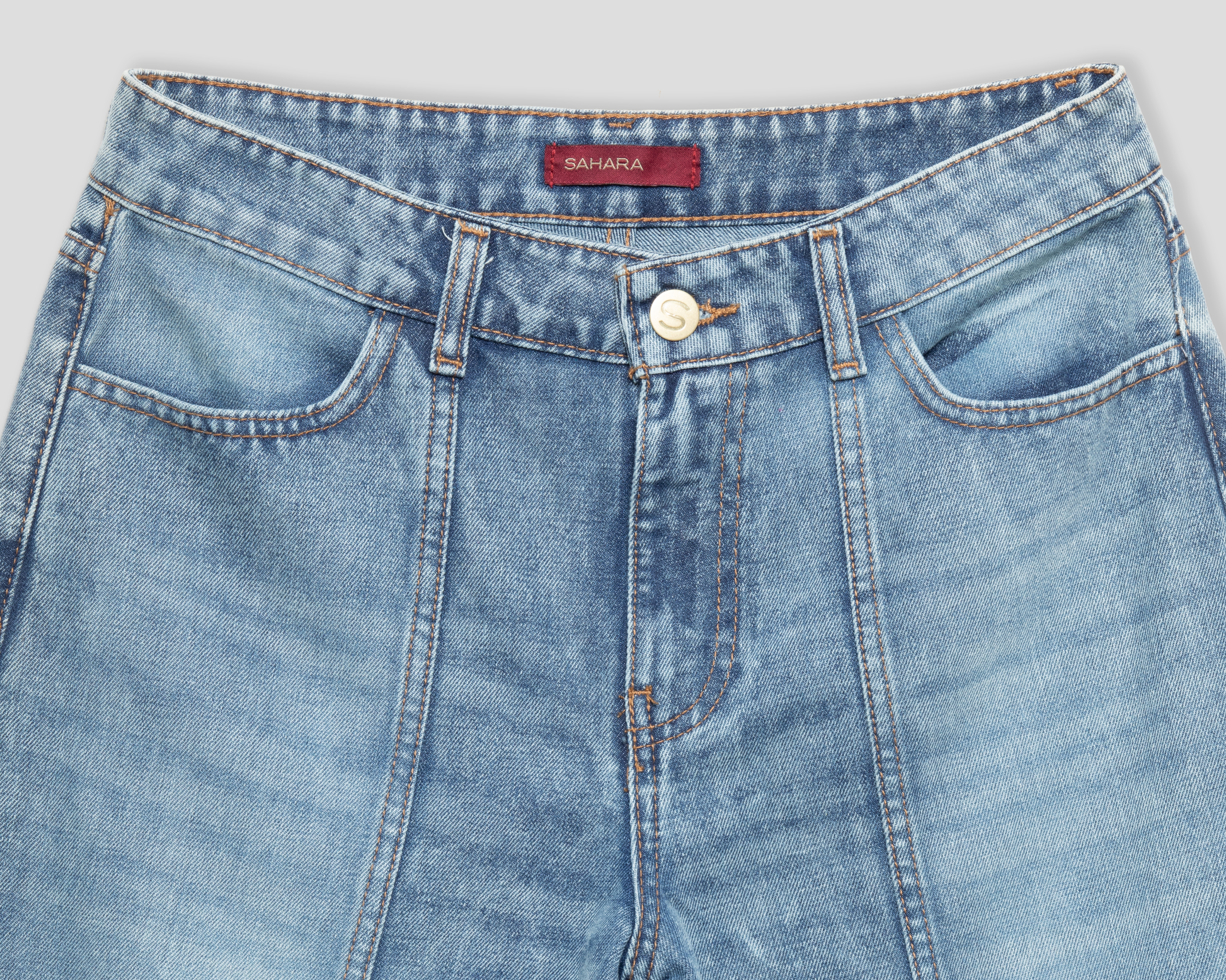 Foto 4 pulgar | Foto 3 | Jeans Wide Leg Sahara para Mujer