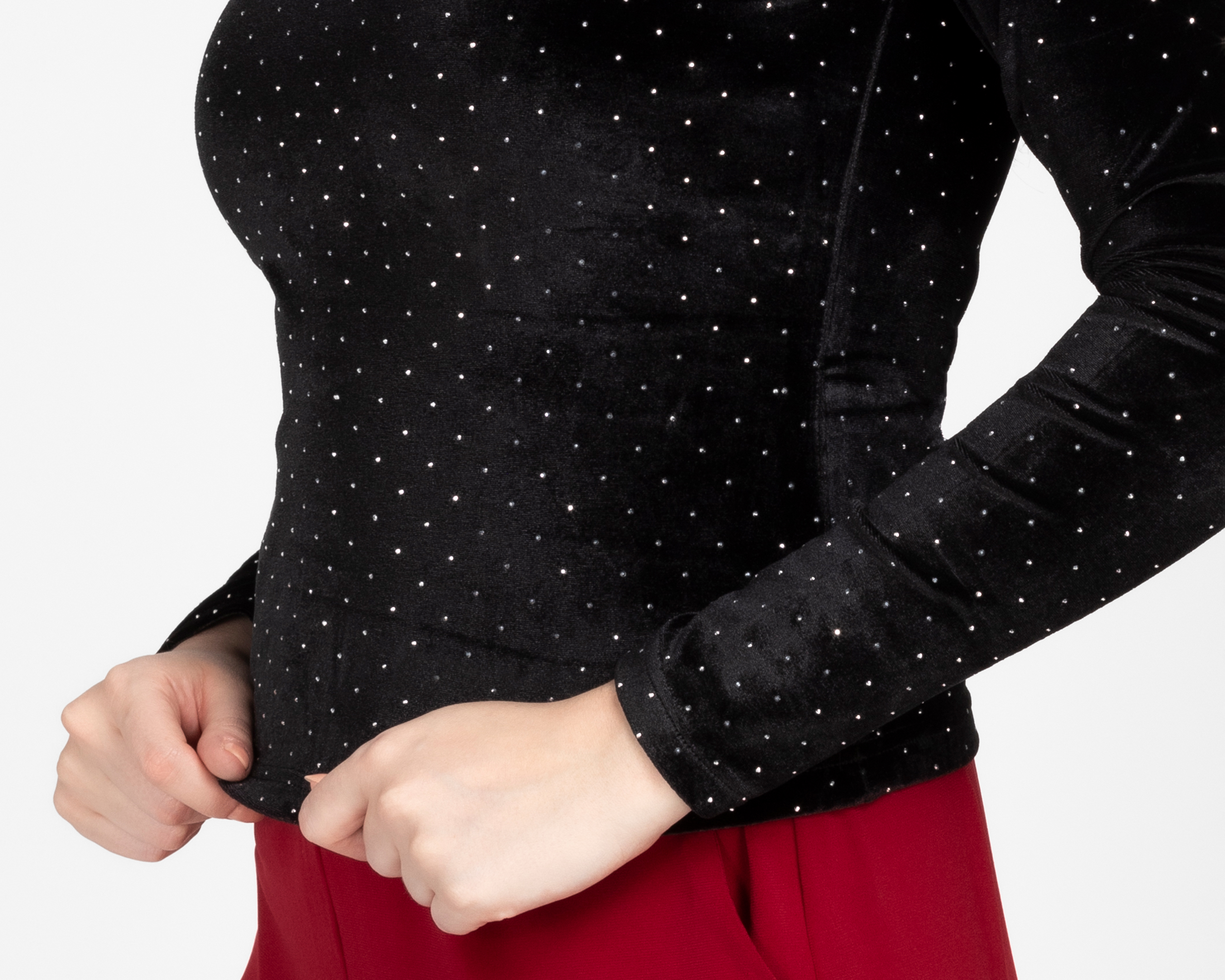 Foto 5 pulgar | Foto 4 | Blusa Bebe Manga Larga para Mujer