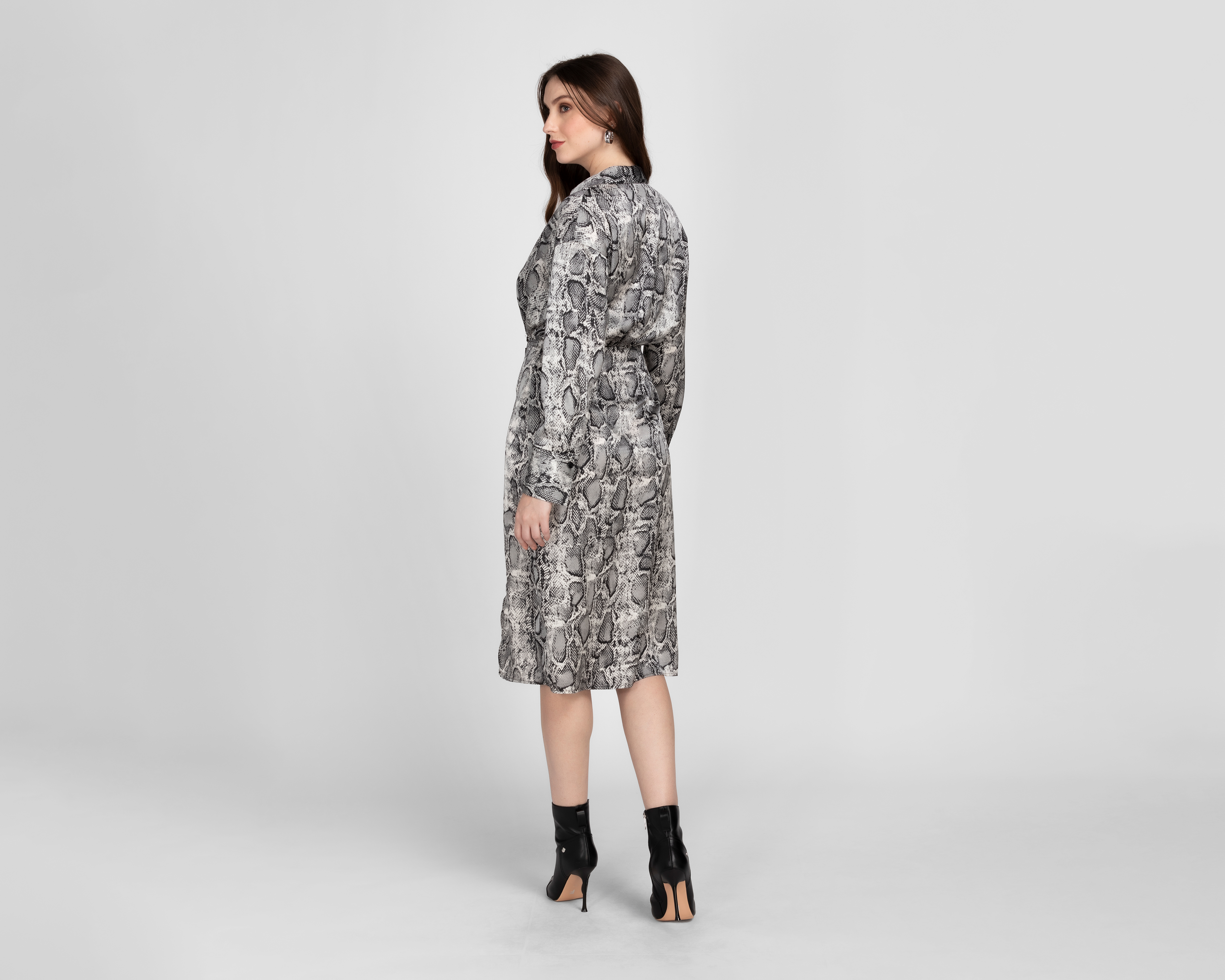 Foto 3 | Foto 3 | Vestido Casual Sahara Cuello V Animal Print para Mujer