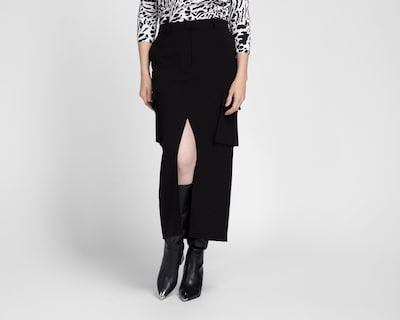 Foto 1 | Foto 1 | Falda Midi Sahara Negra para Mujer