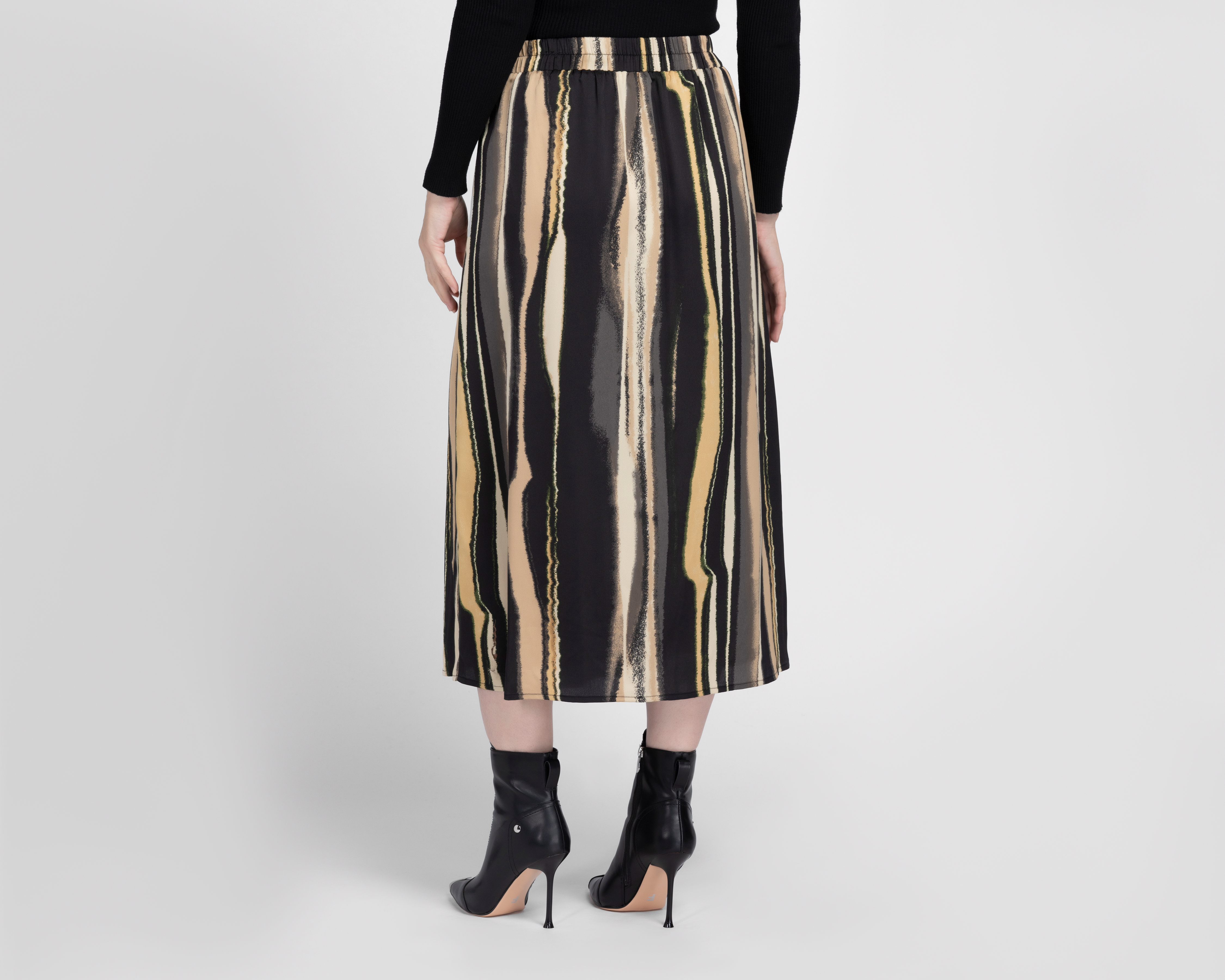 Foto 4 pulgar | Foto 3 | Falda Midi Sahara Estampada para Mujer