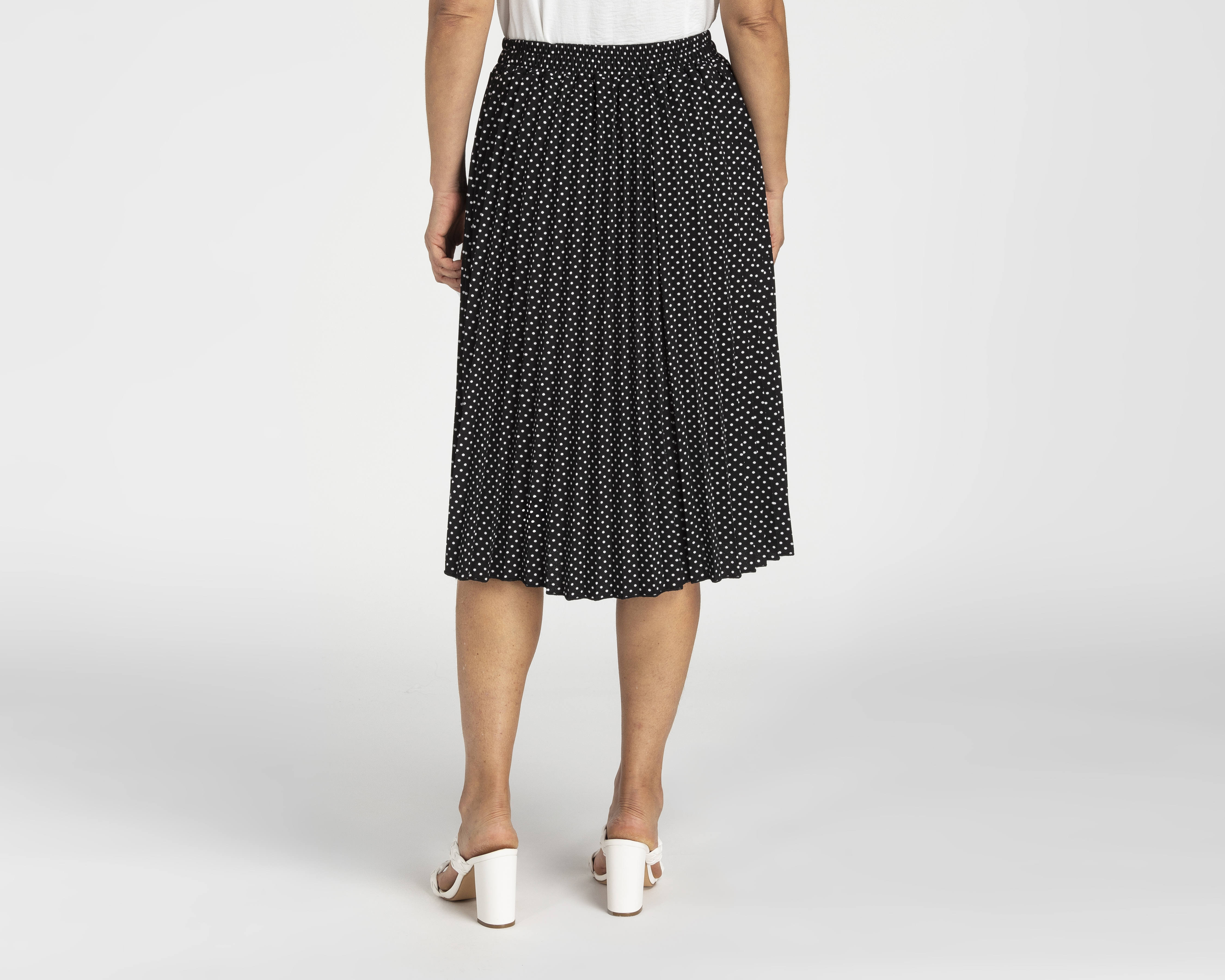 Foto 4 pulgar | Foto 3 | Falda Midi Lady Sun Plisada