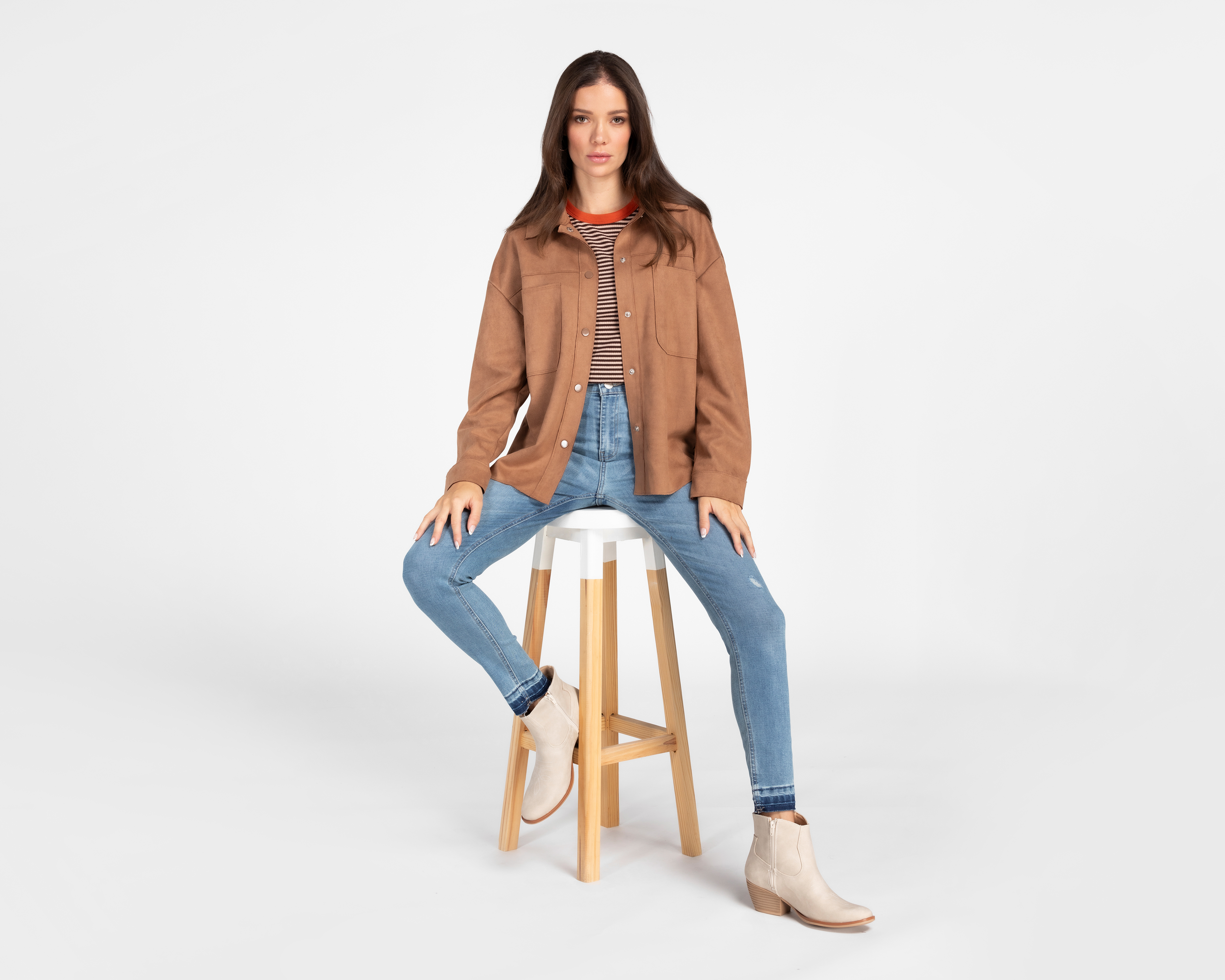 Foto 3 pulgar | Foto 2 | Blusa Refill Manga Larga para Mujer