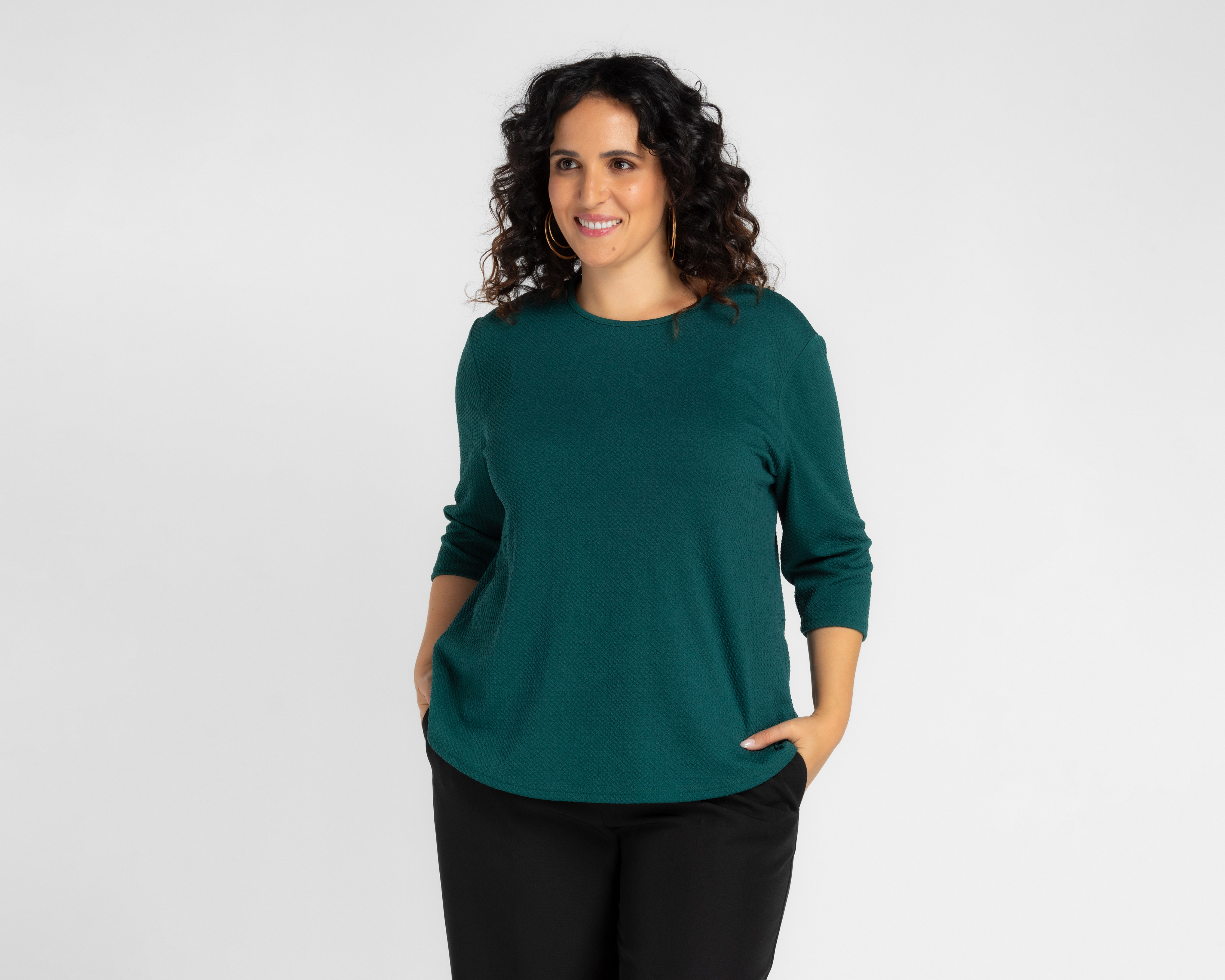 Foto 2 pulgar | Foto 1 | Blusa Lady Sun Verde para Mujer