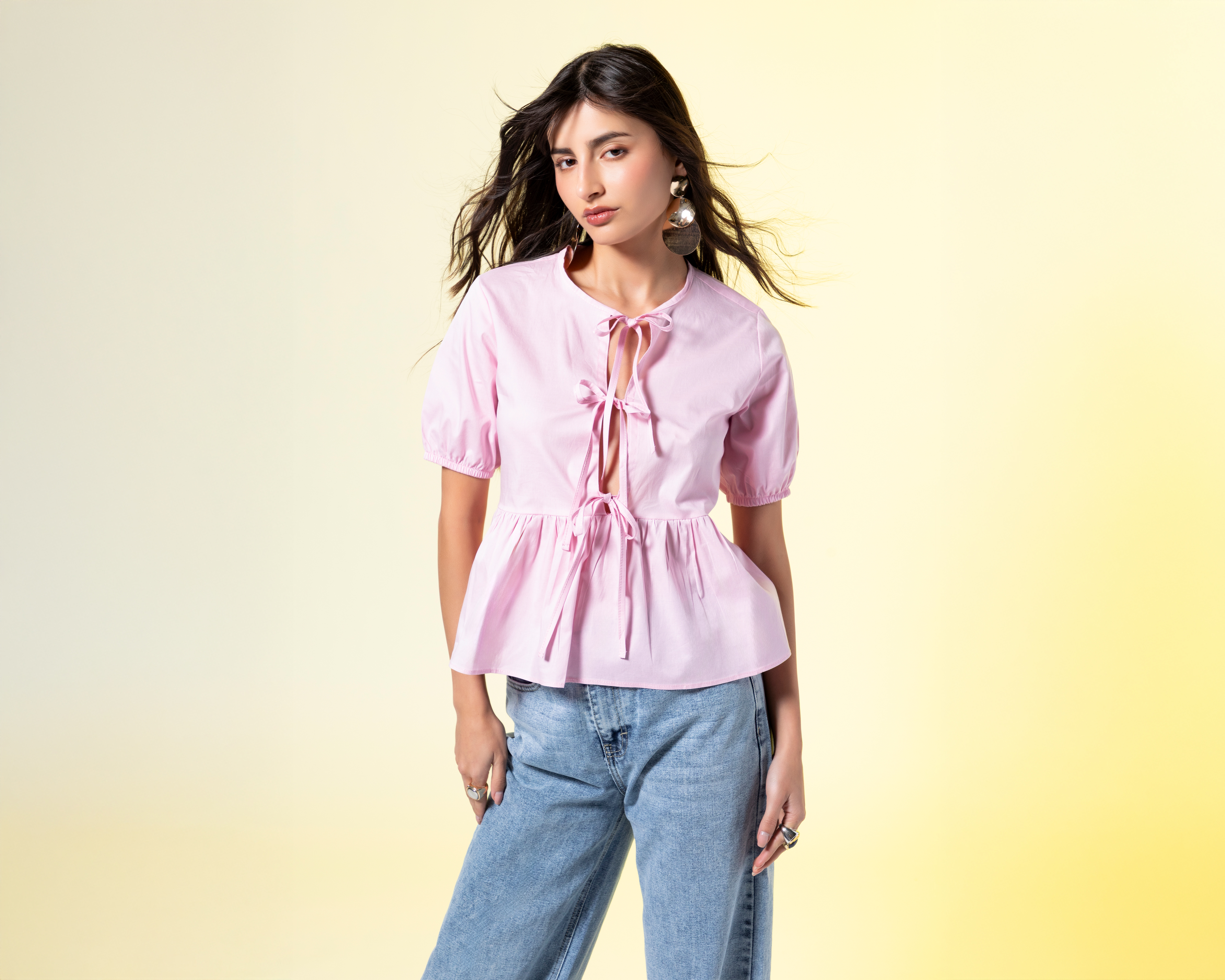 Blusa Rosa Strona para Mujer