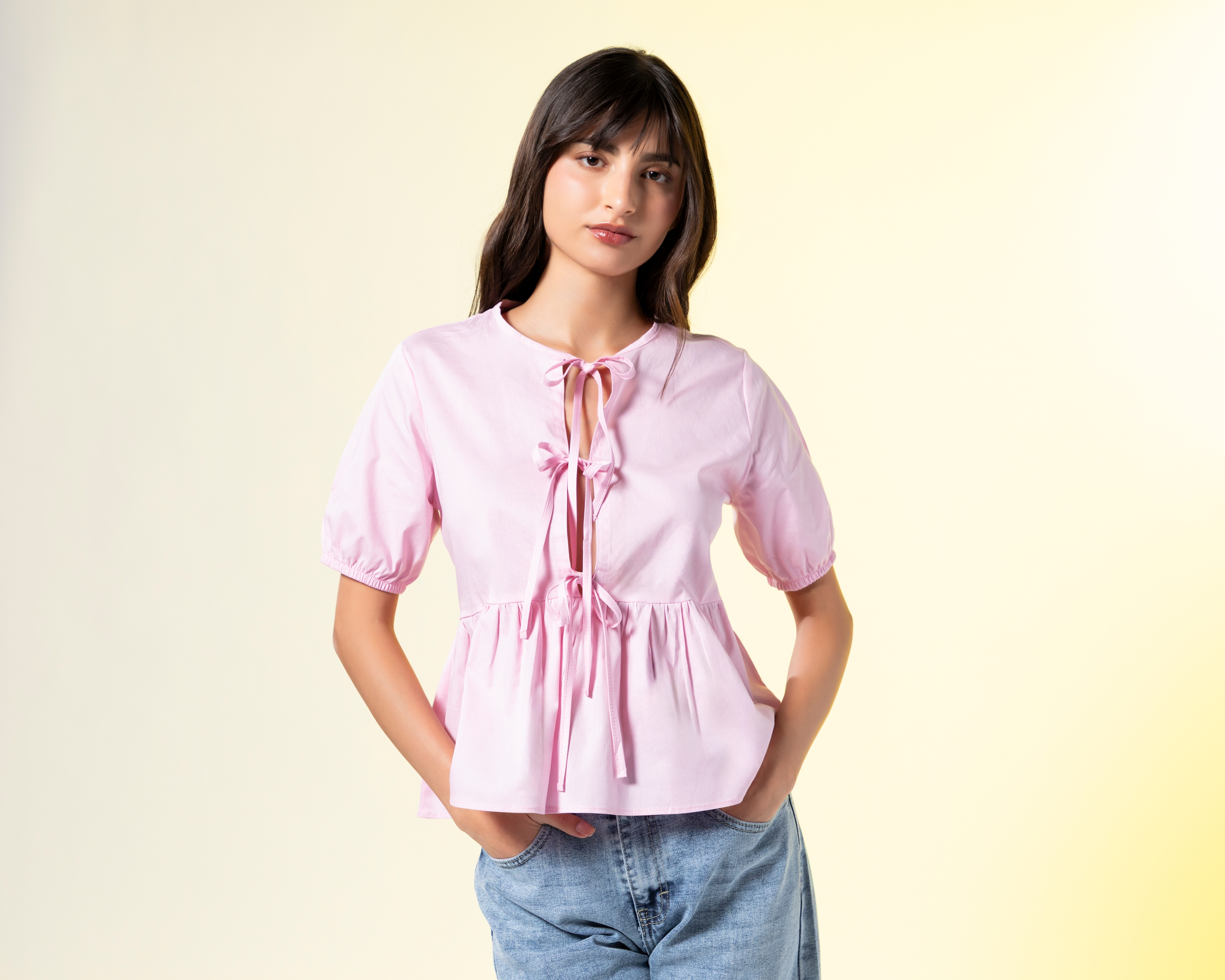 Foto 3 pulgar | Foto 2 | Blusa Rosa Strona para Mujer