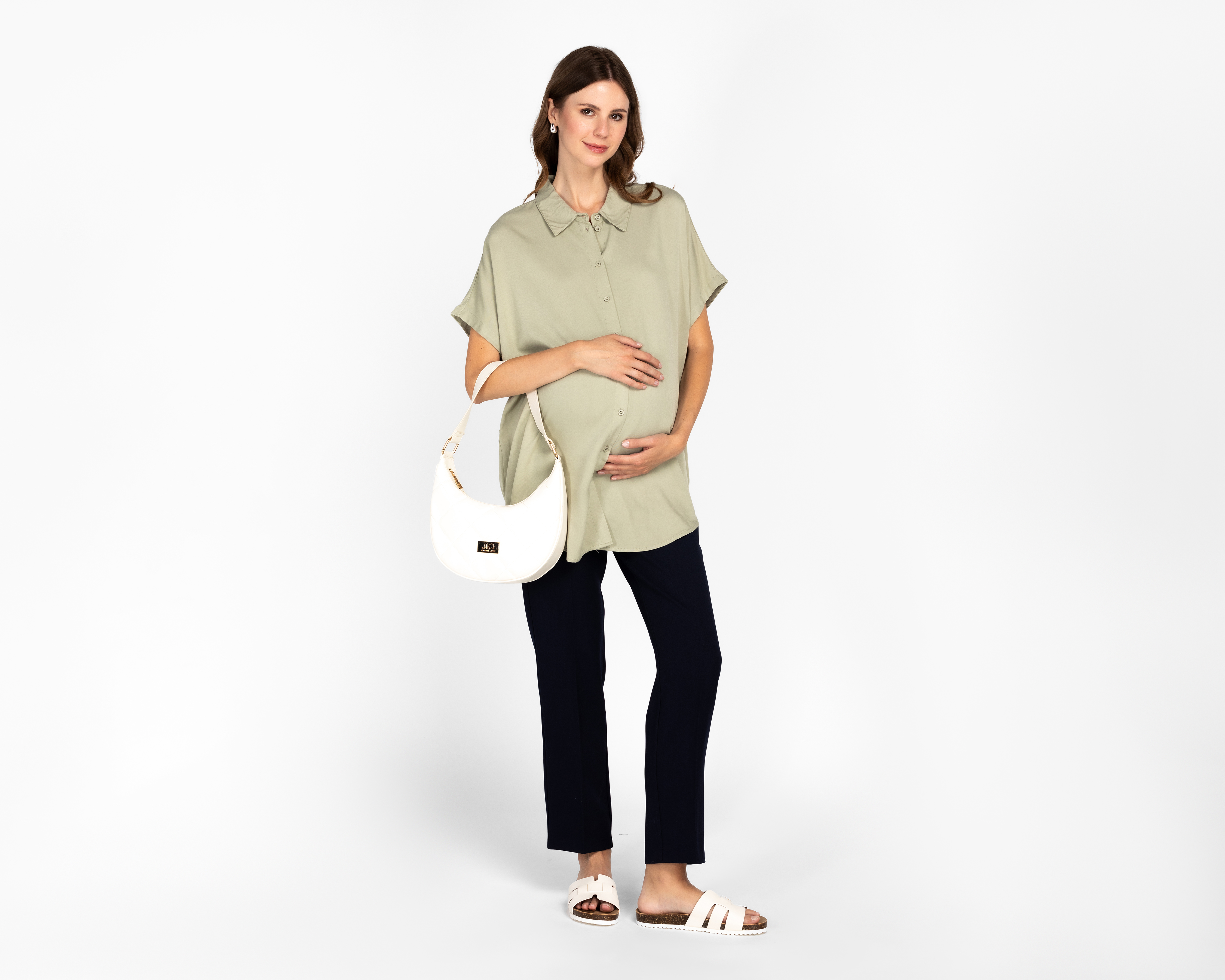 Foto 3 pulgar | Foto 2 | Blusa de Maternidad Mamá Bella con Botones