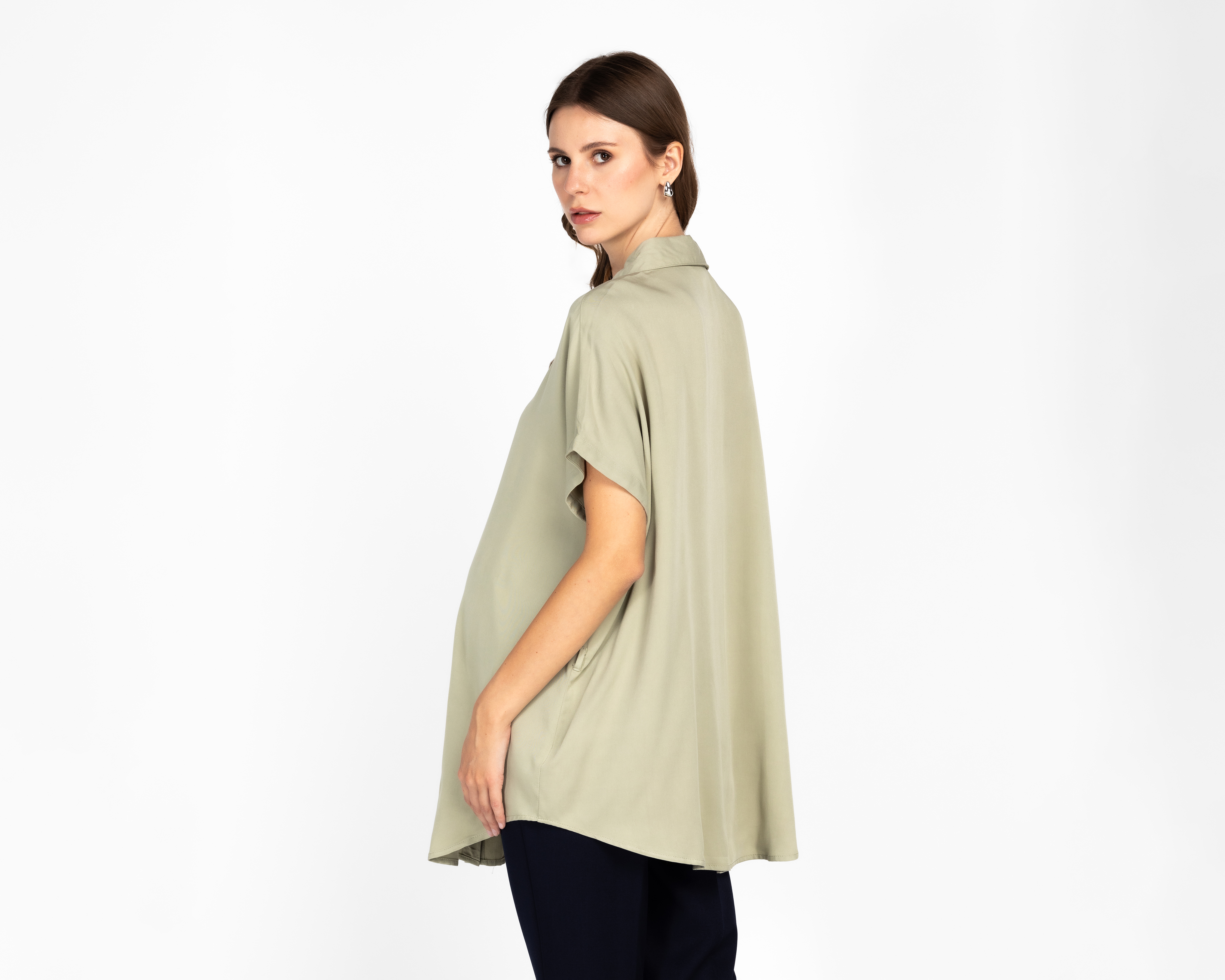 Foto 4 pulgar | Foto 3 | Blusa de Maternidad Mamá Bella con Botones