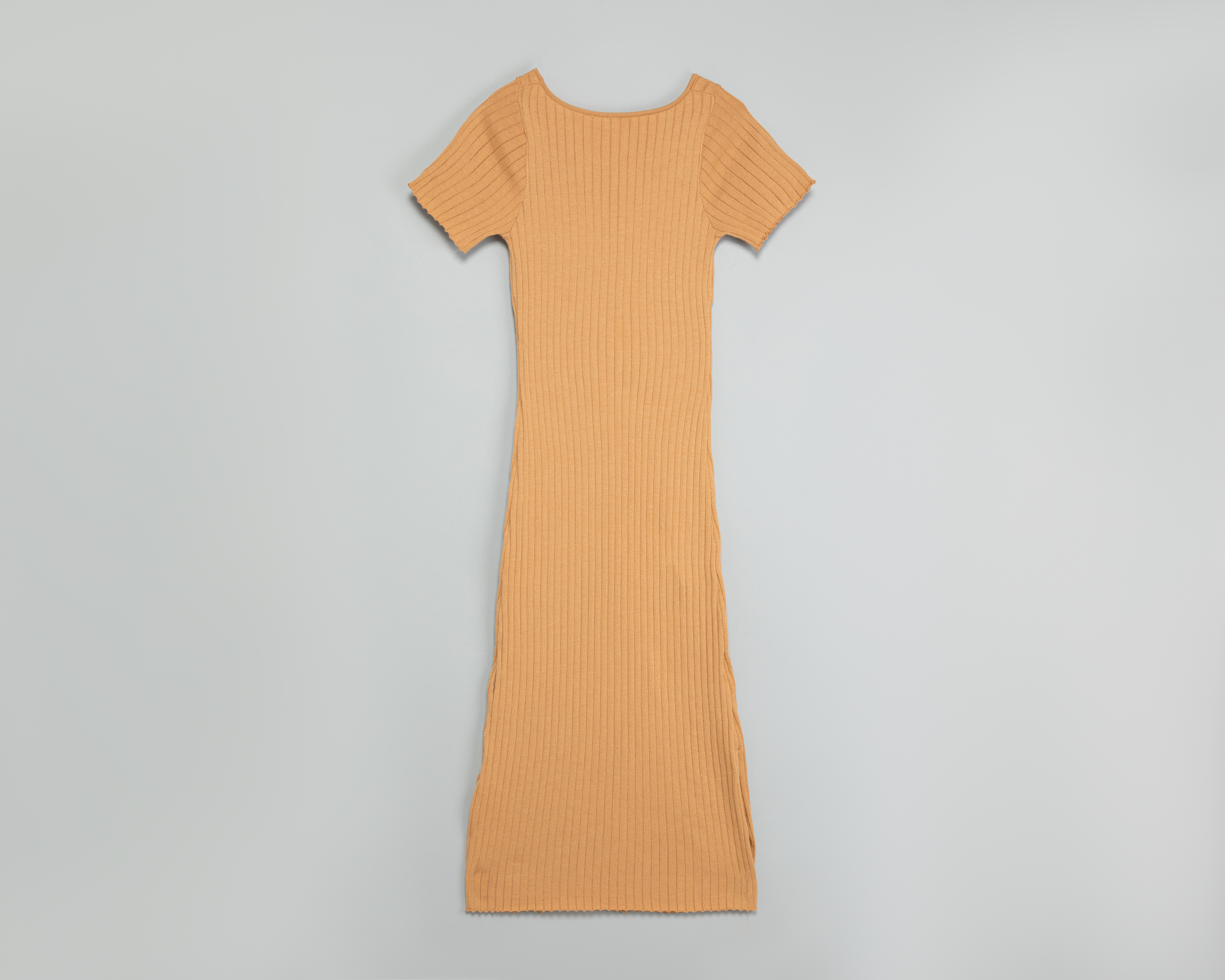 Foto 3 pulgar | Foto 2 | Vestido Casual Forever 21 Manga Corta Caqui Juvenil