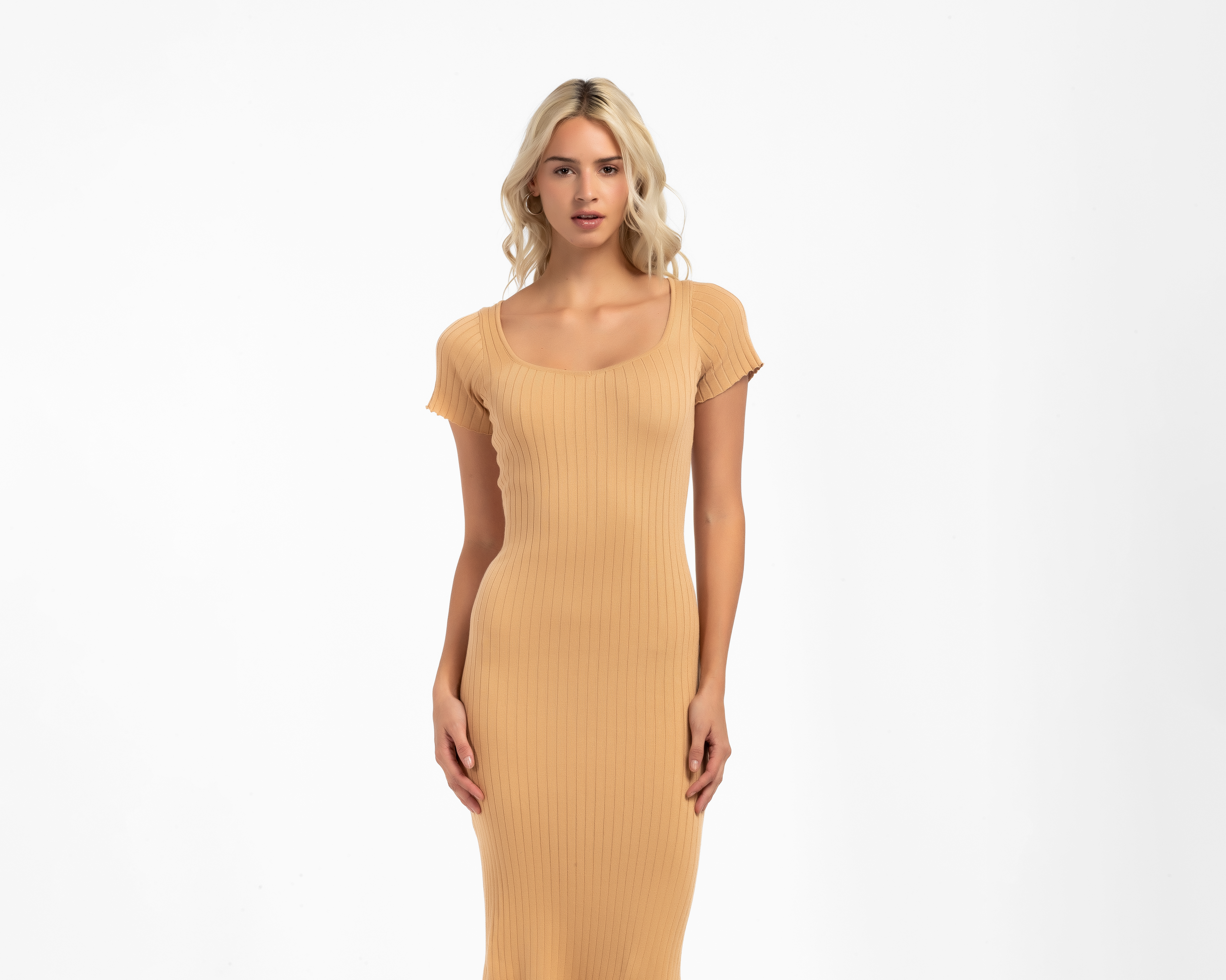 Foto 5 pulgar | Foto 4 | Vestido Casual Forever 21 Manga Corta Caqui Juvenil