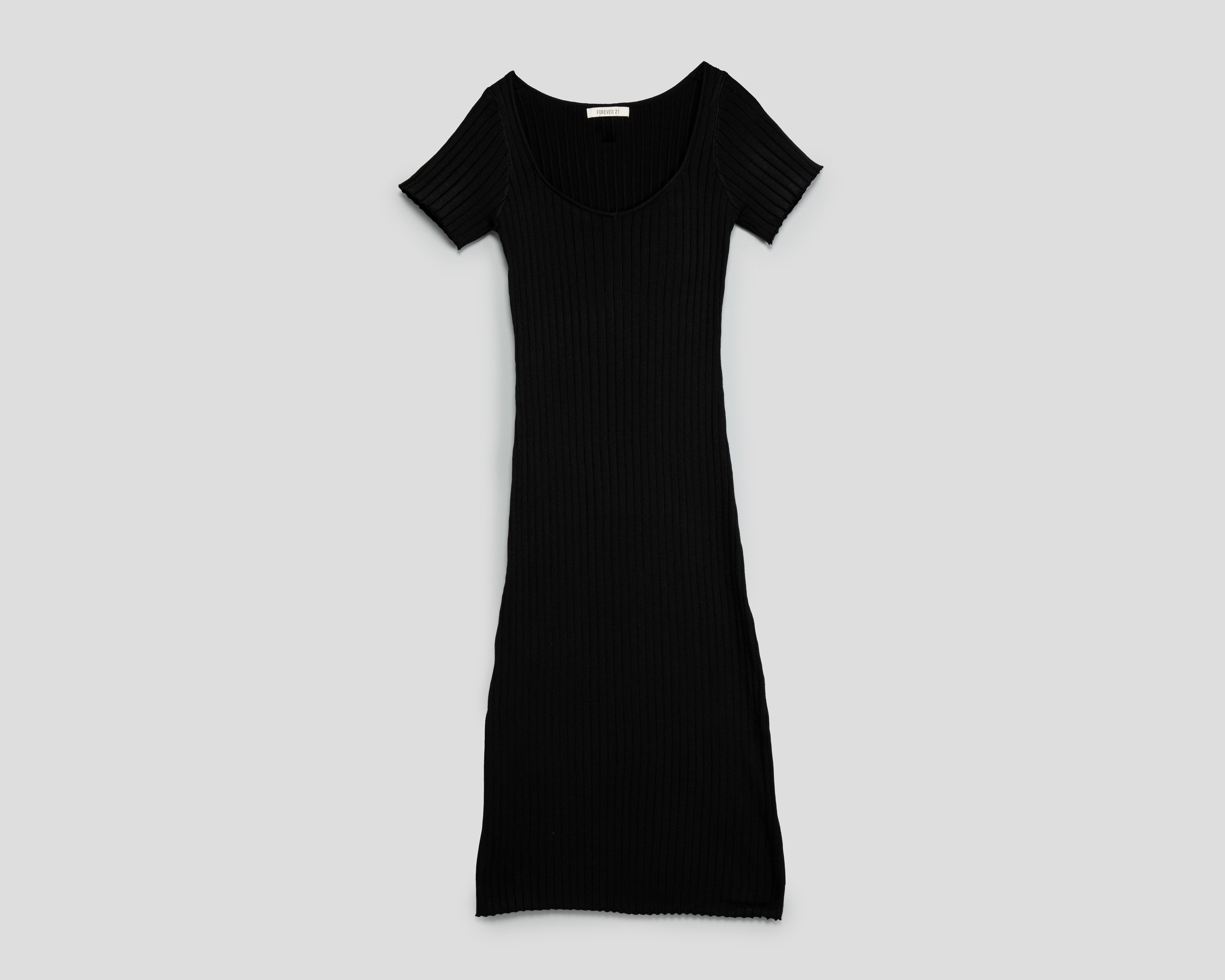 Foto 2 pulgar | Foto 1 | Vestido Casual Forever 21 Manga Corta Negro Juvenil