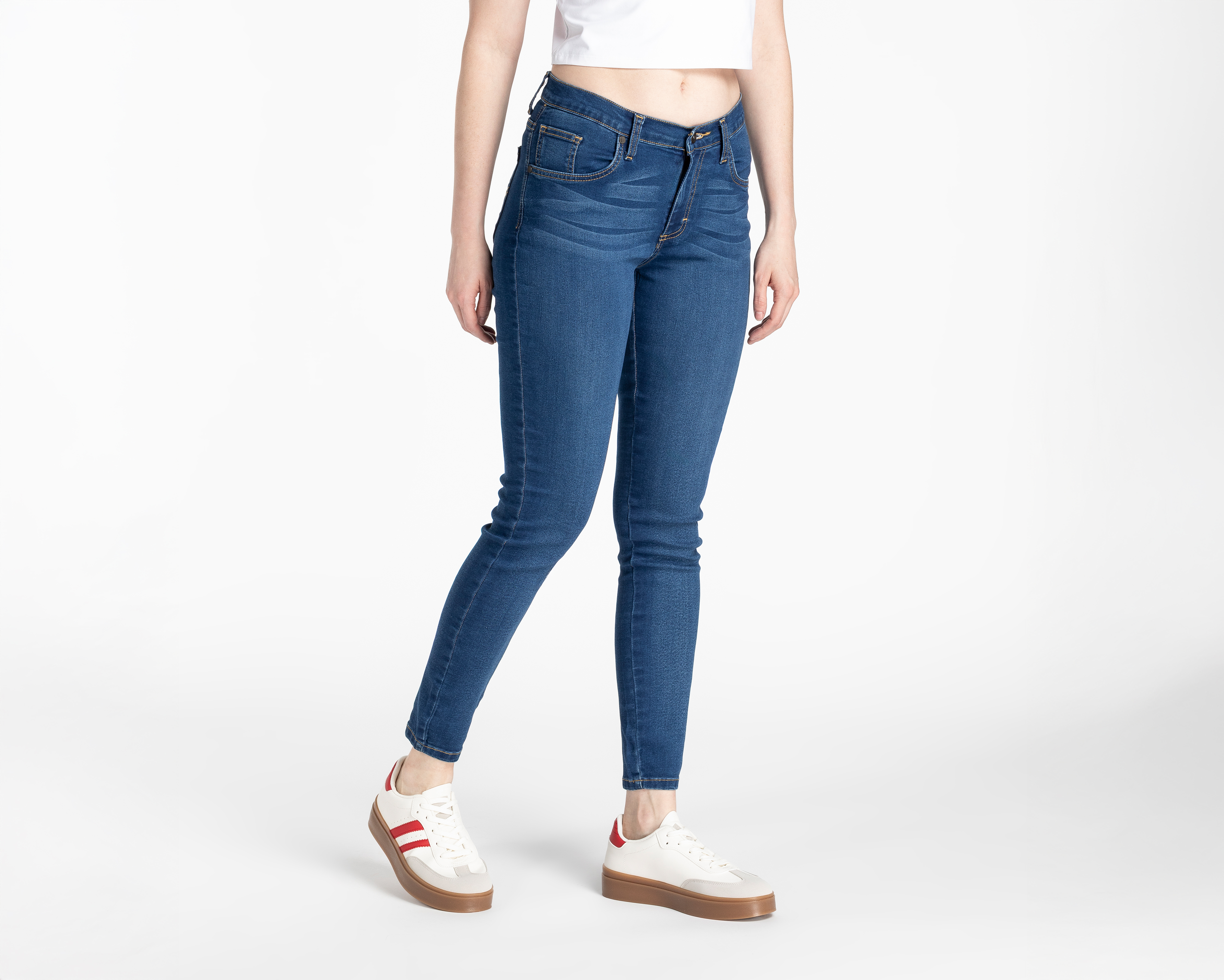 Foto 2 pulgar | Foto 1 | Jeans Skinny Lee para Mujer