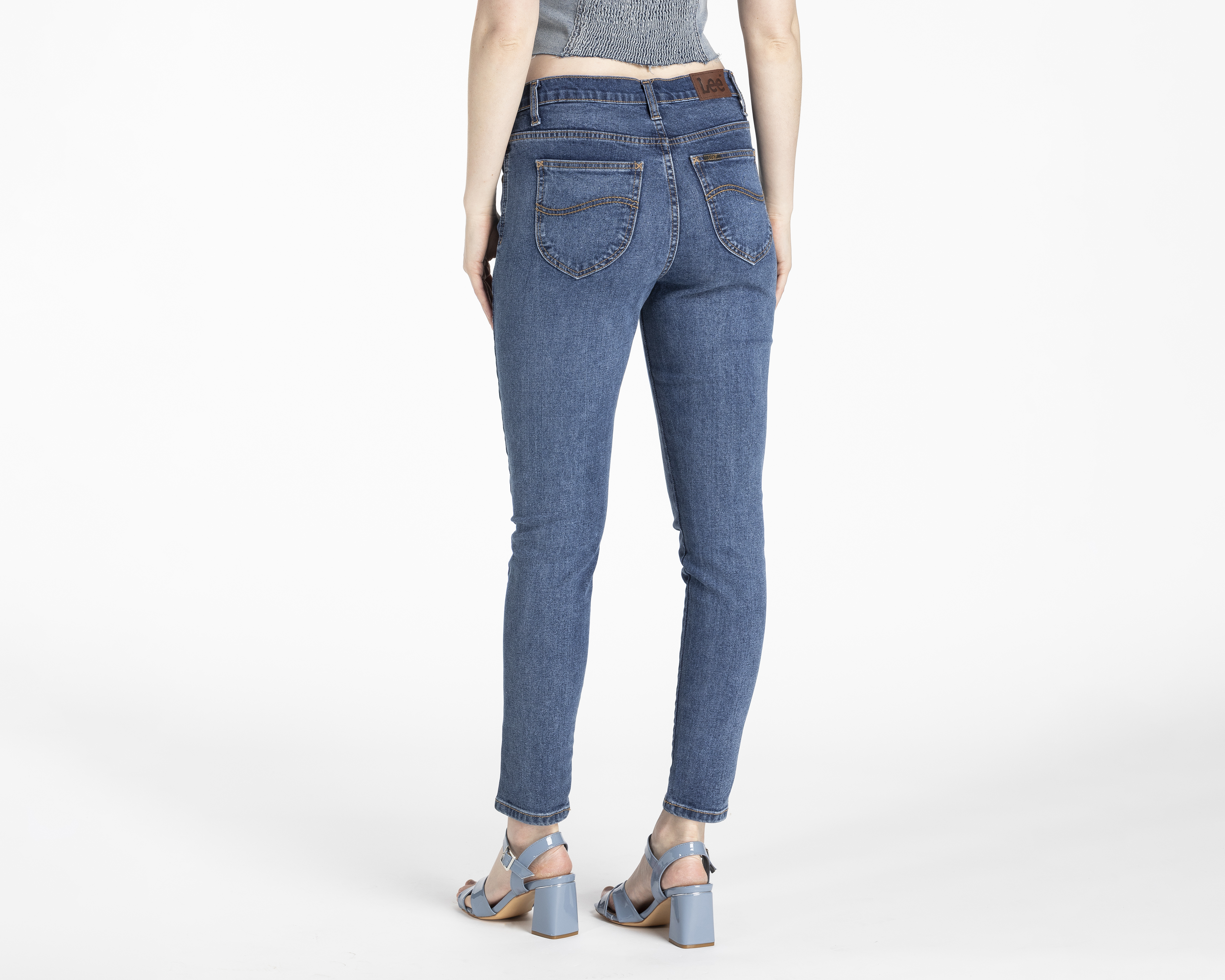 Foto 2 | Foto 2 | Jeans Skinny Lee para Mujer