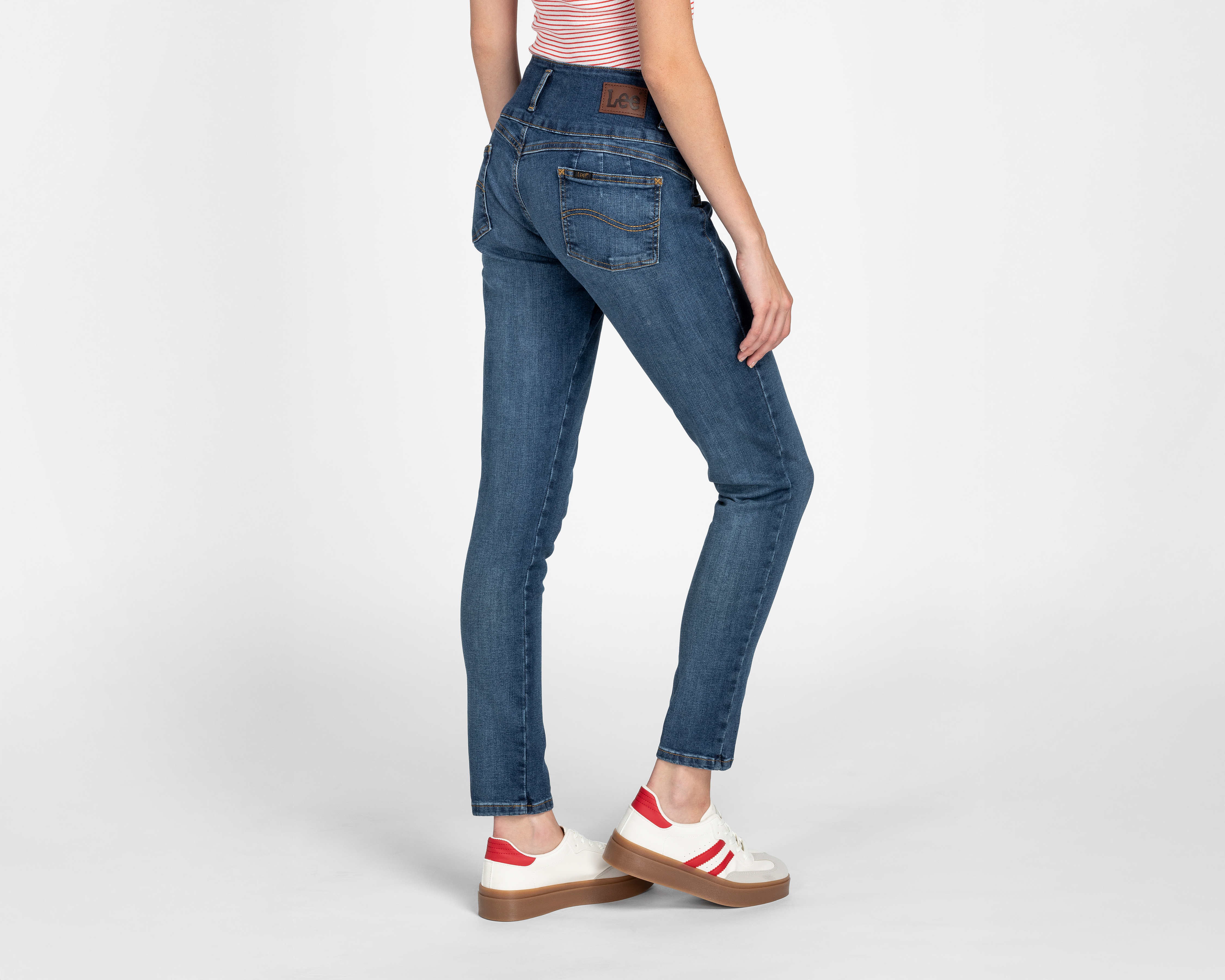 Foto 3 | Foto 3 | Jeans Skinny Lee para Mujer