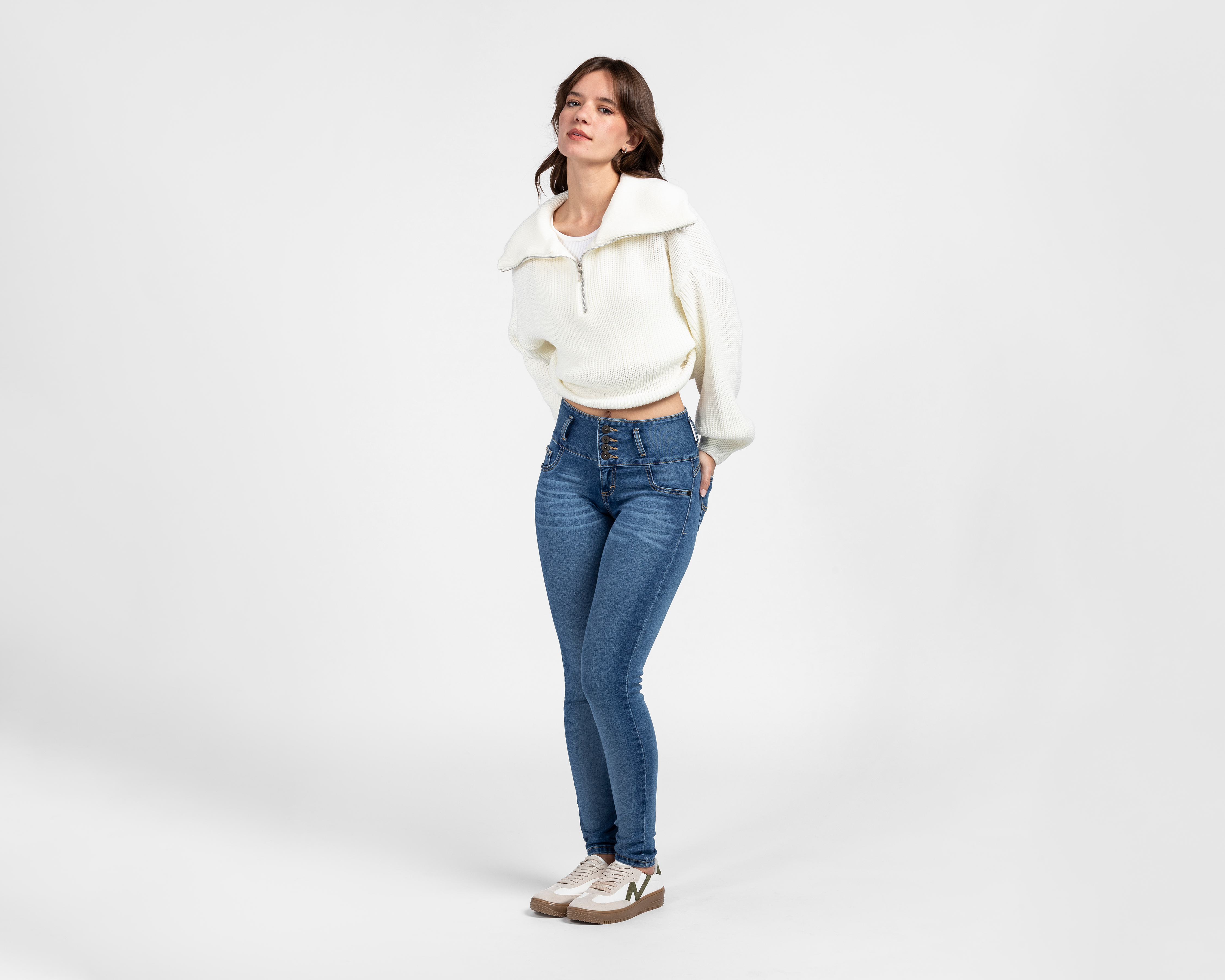 Foto 3 pulgar | Foto 2 | Jeans Skinny Lee Vintage para Mujer