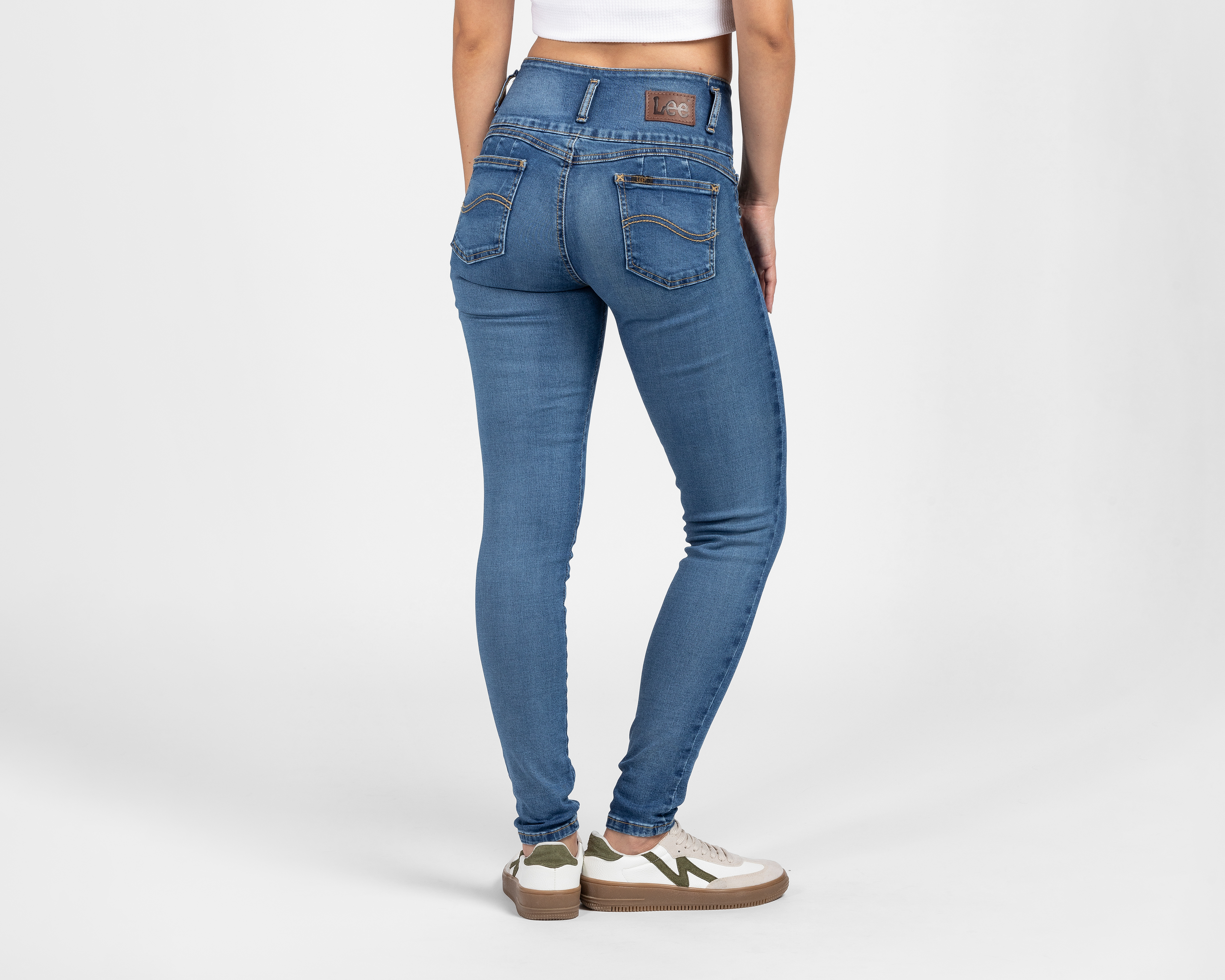 Foto 4 pulgar | Foto 3 | Jeans Skinny Lee Vintage para Mujer