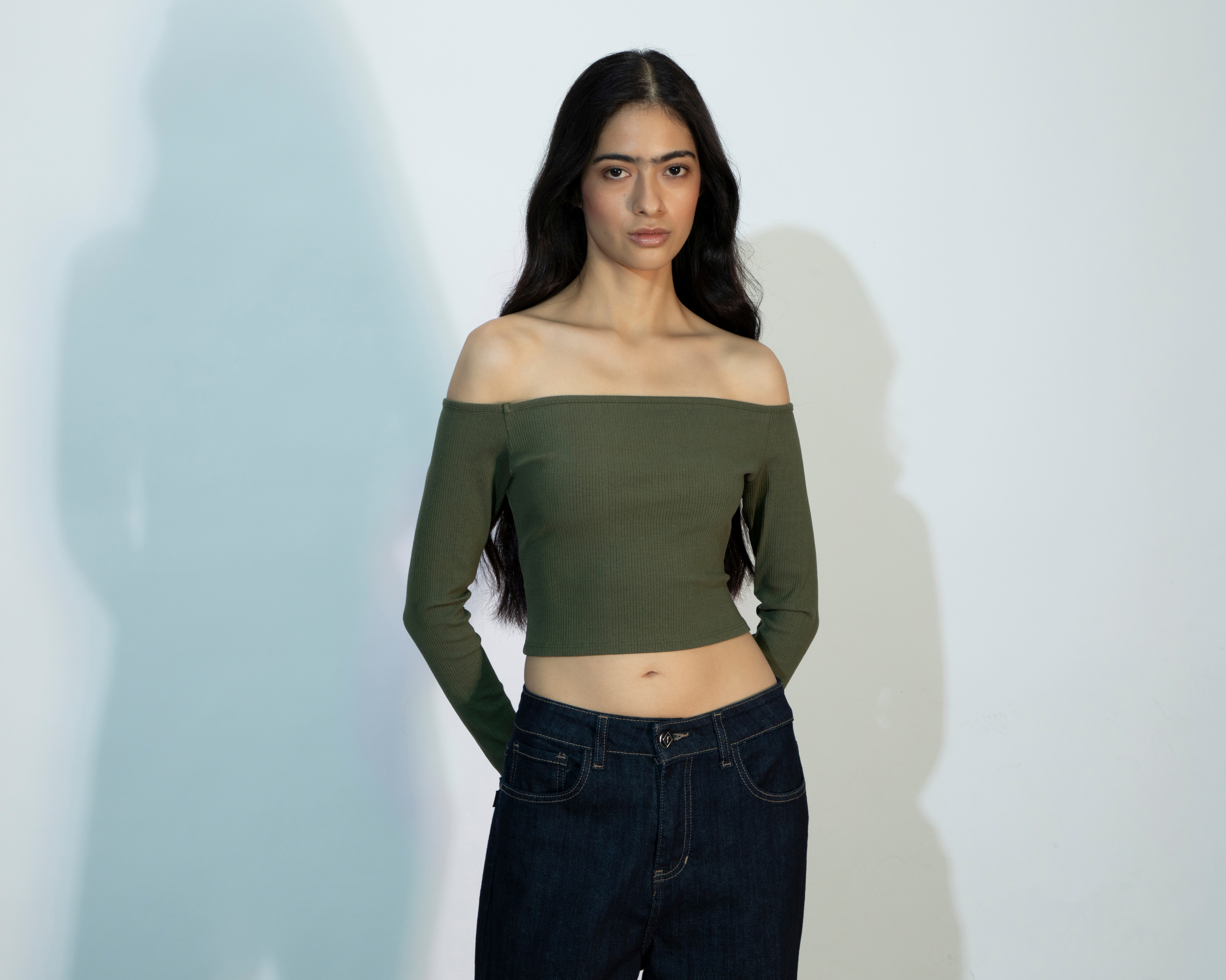 Foto 2 | Foto 2 | Playera Strona Hombros Descubiertos para Mujer