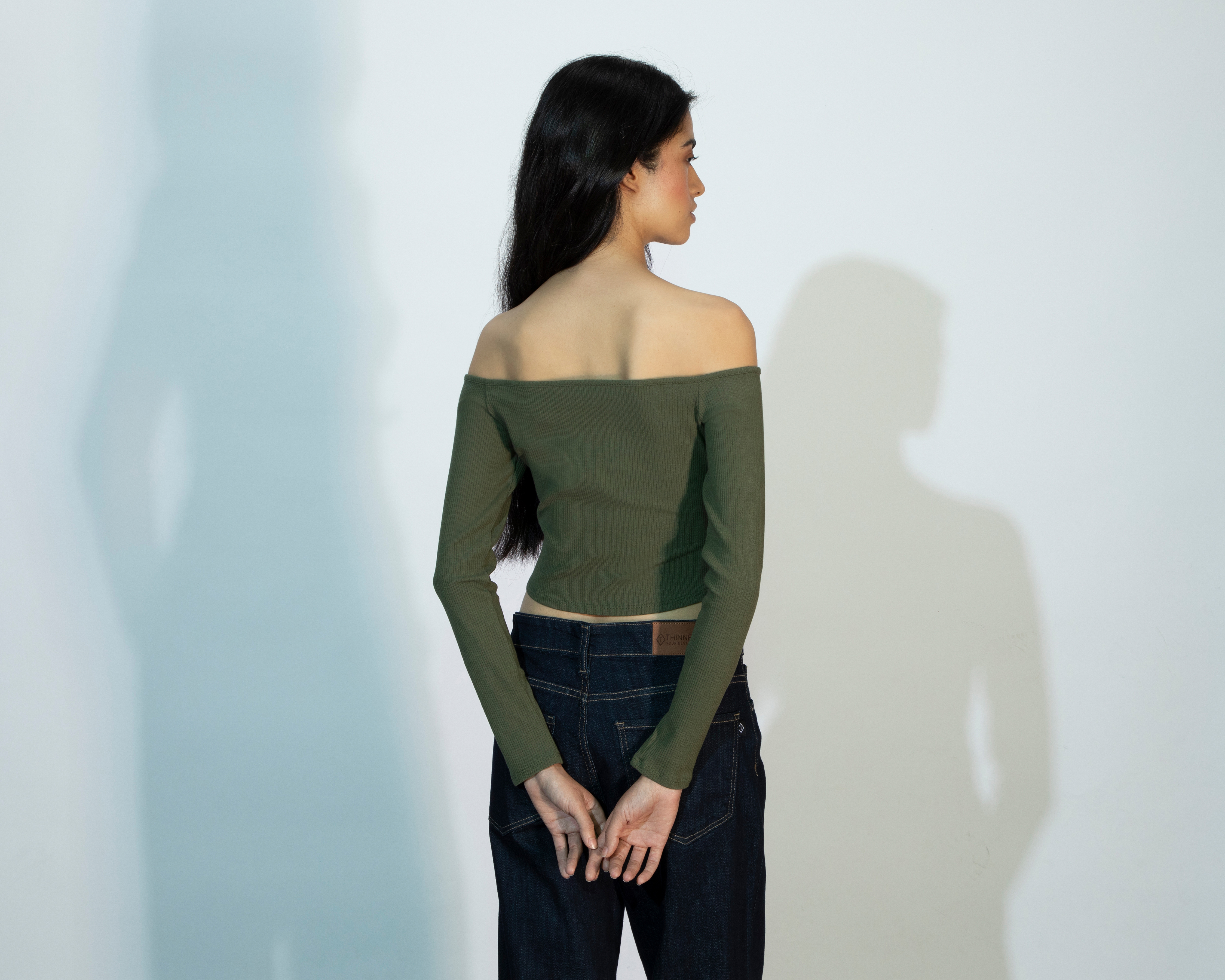 Foto 3 | Foto 3 | Playera Strona Hombros Descubiertos para Mujer