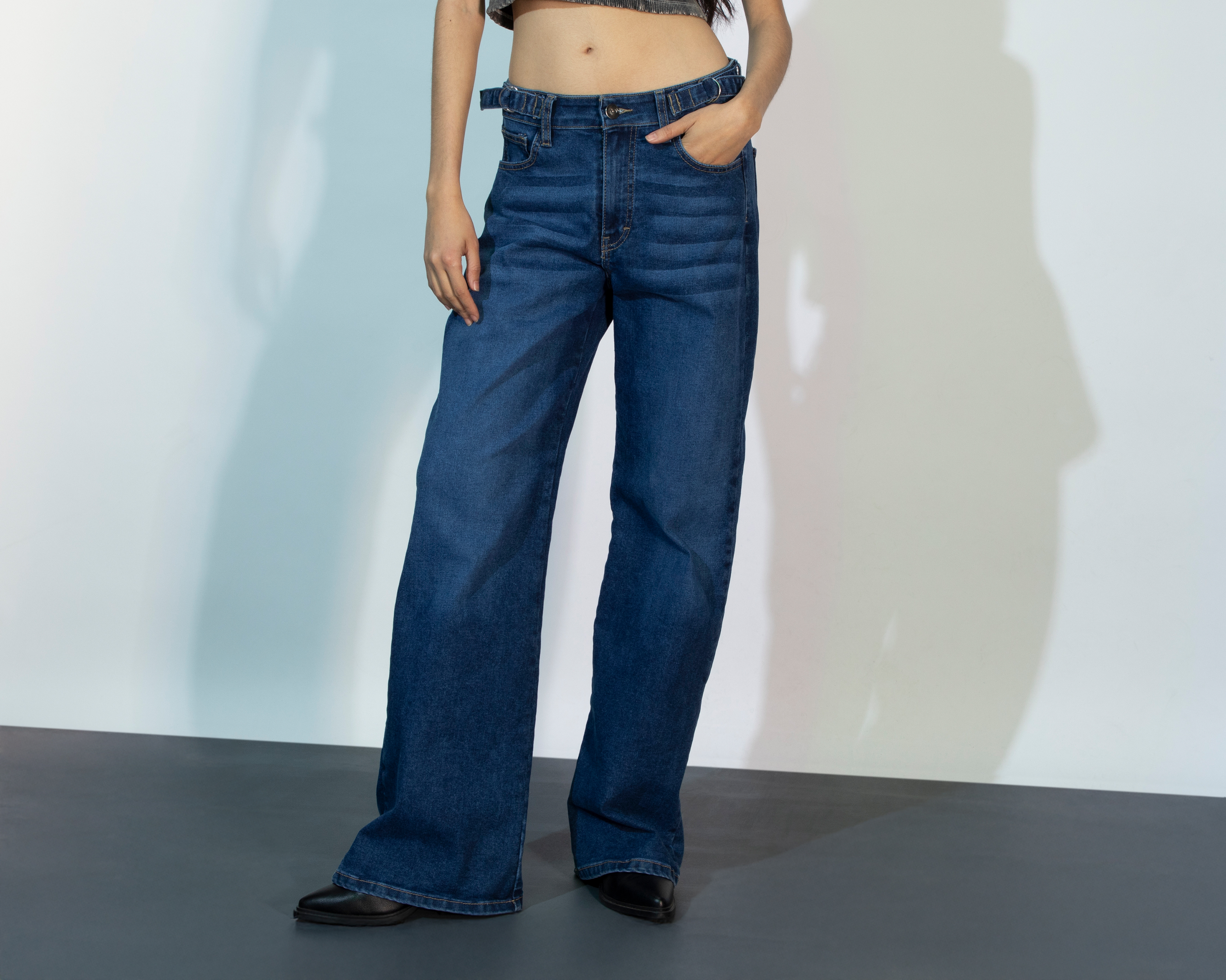 Foto 3 pulgar | Foto 2 | Jeans Regular Strona para Mujer