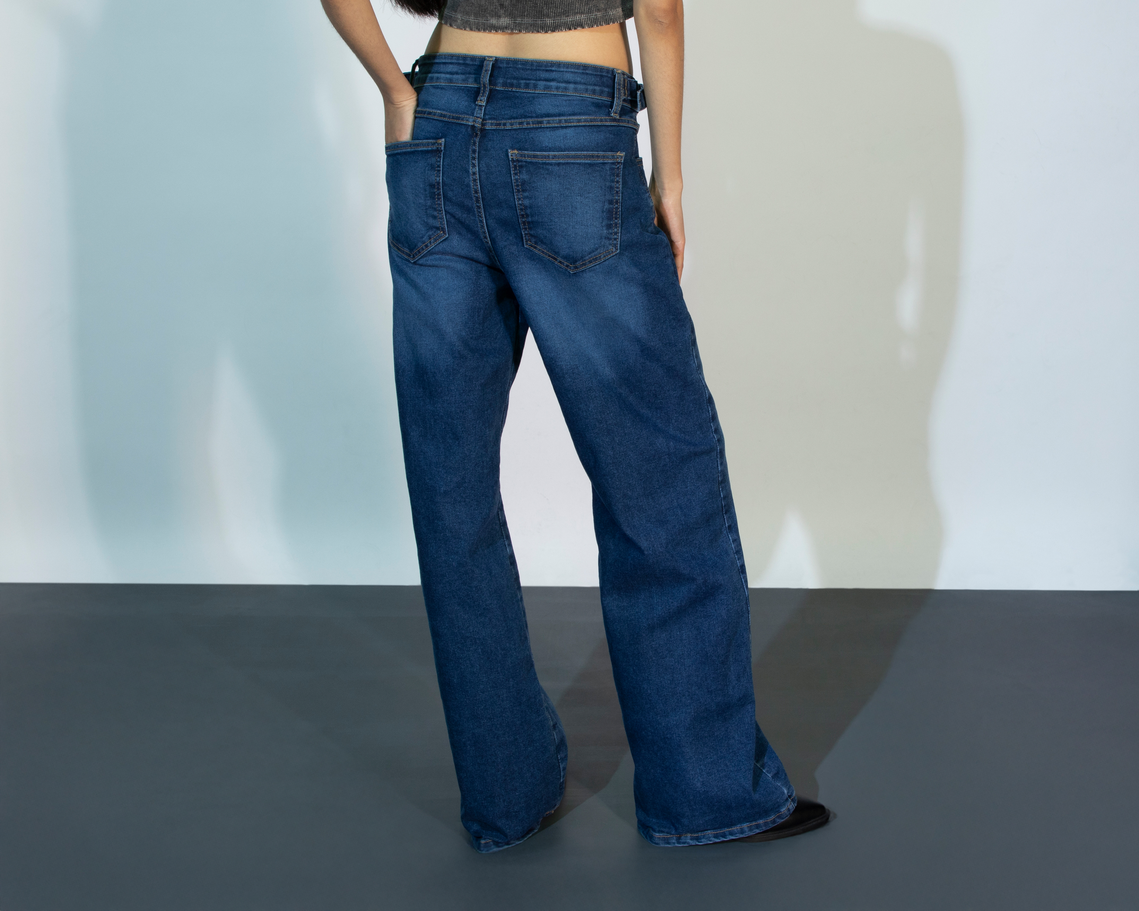 Foto 4 pulgar | Foto 3 | Jeans Regular Strona para Mujer