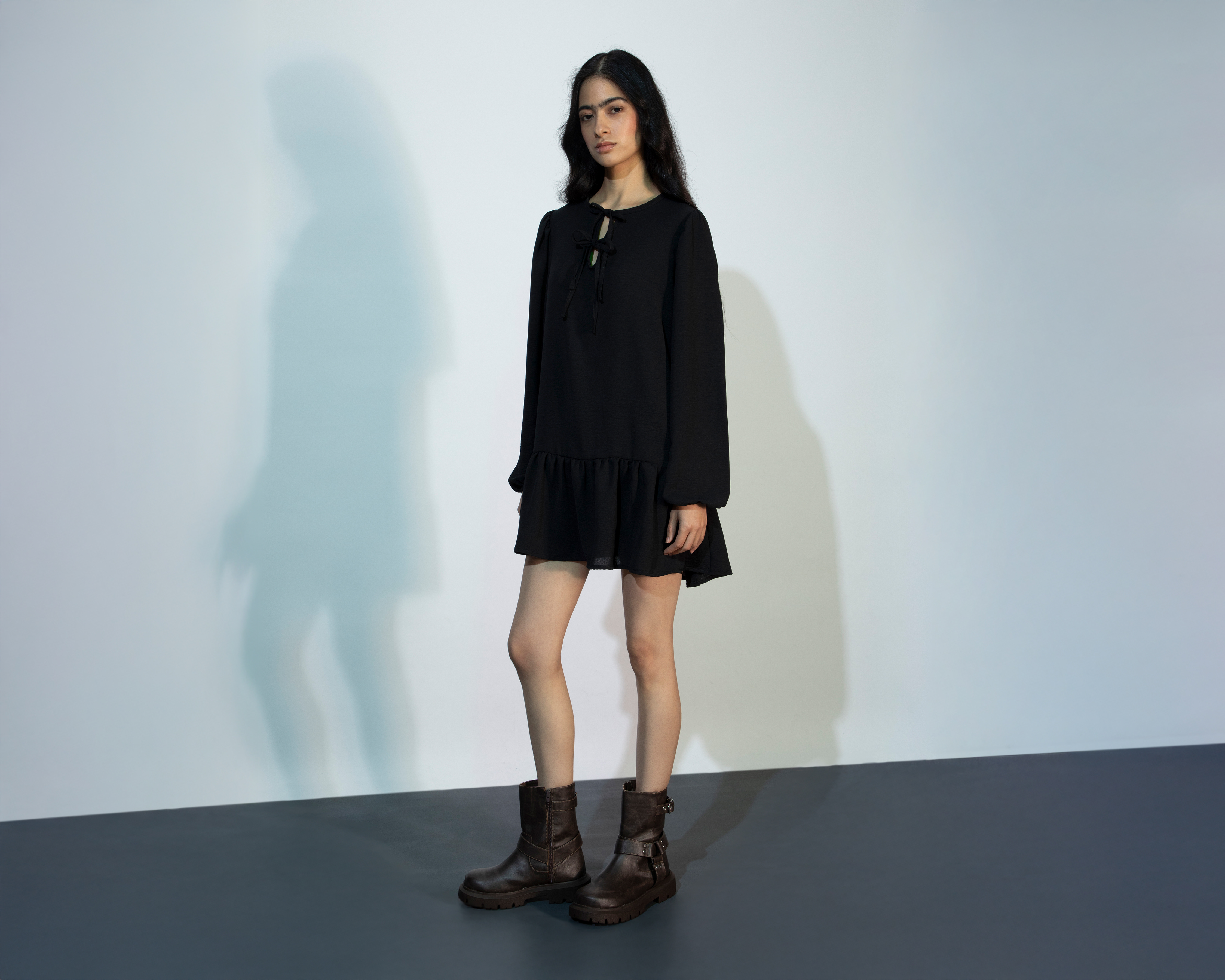 Foto 2 | Foto 2 | Vestido Casual Strona Manga Larga con Jareta