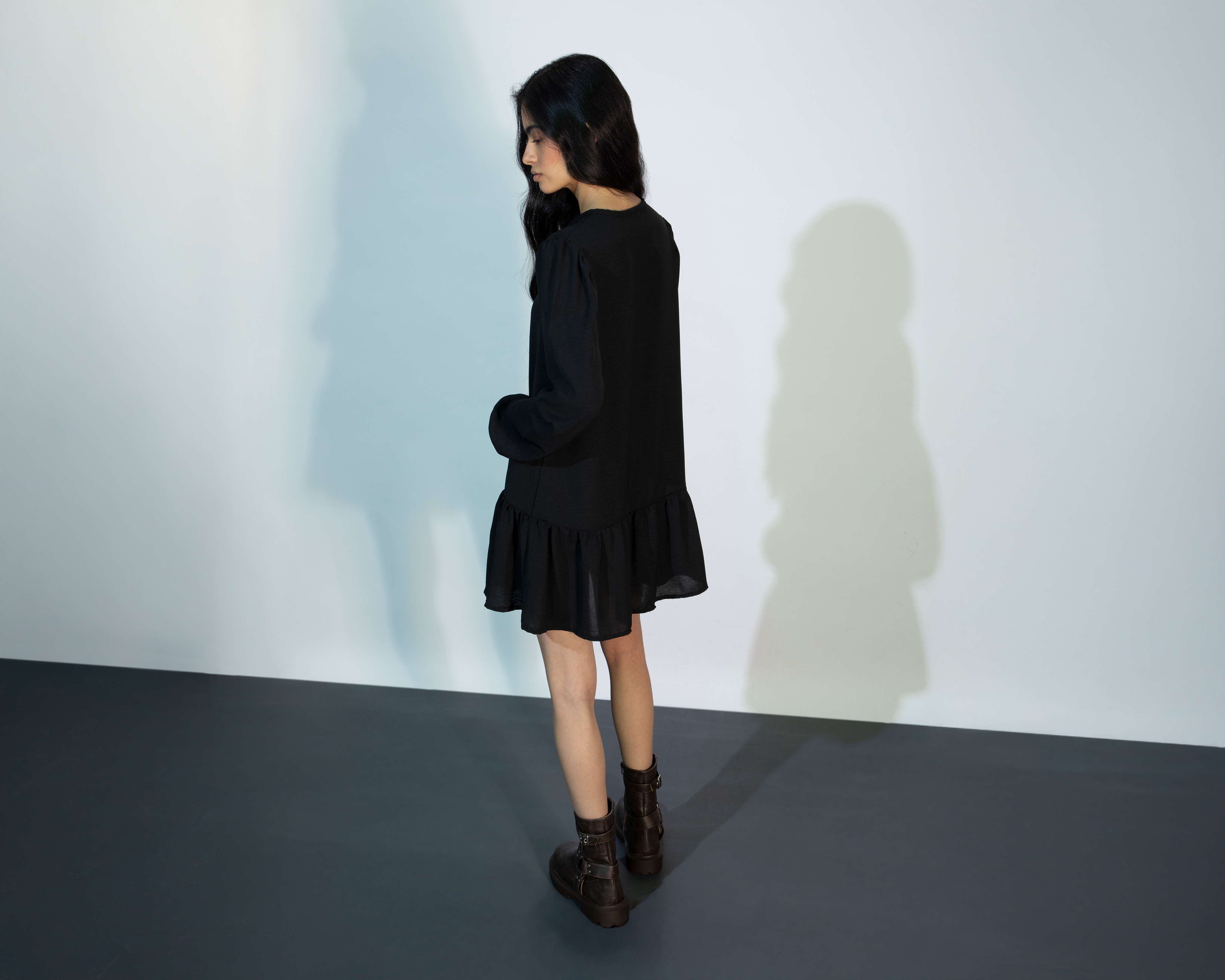 Foto 3 | Foto 3 | Vestido Casual Strona Manga Larga con Jareta