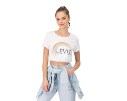 Playera Levi's Blanca Manga Corta
