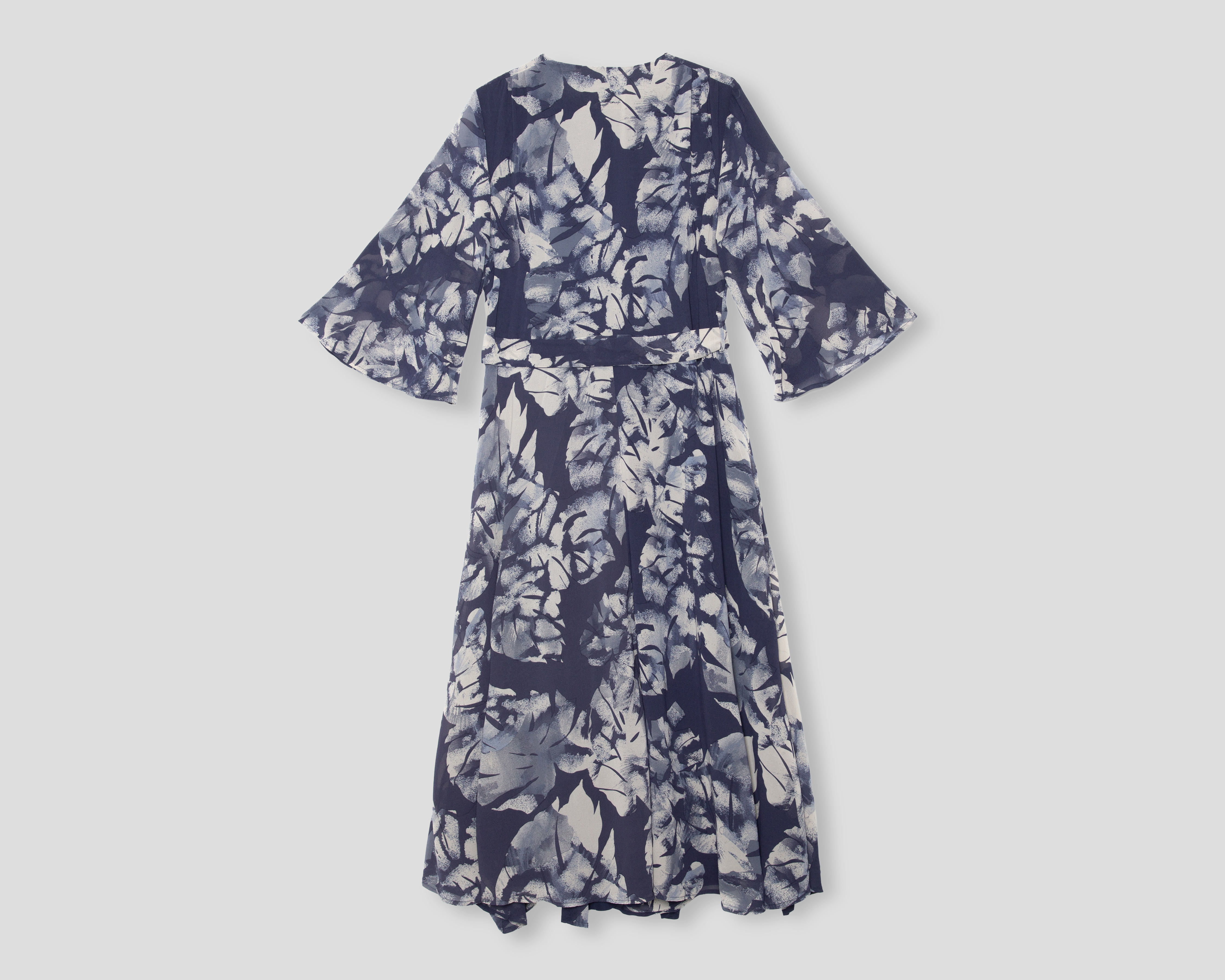 Foto 2 | Foto 2 | Vestido de Coctel Sahara Azul Marino Floral con Escote V para Mujer
