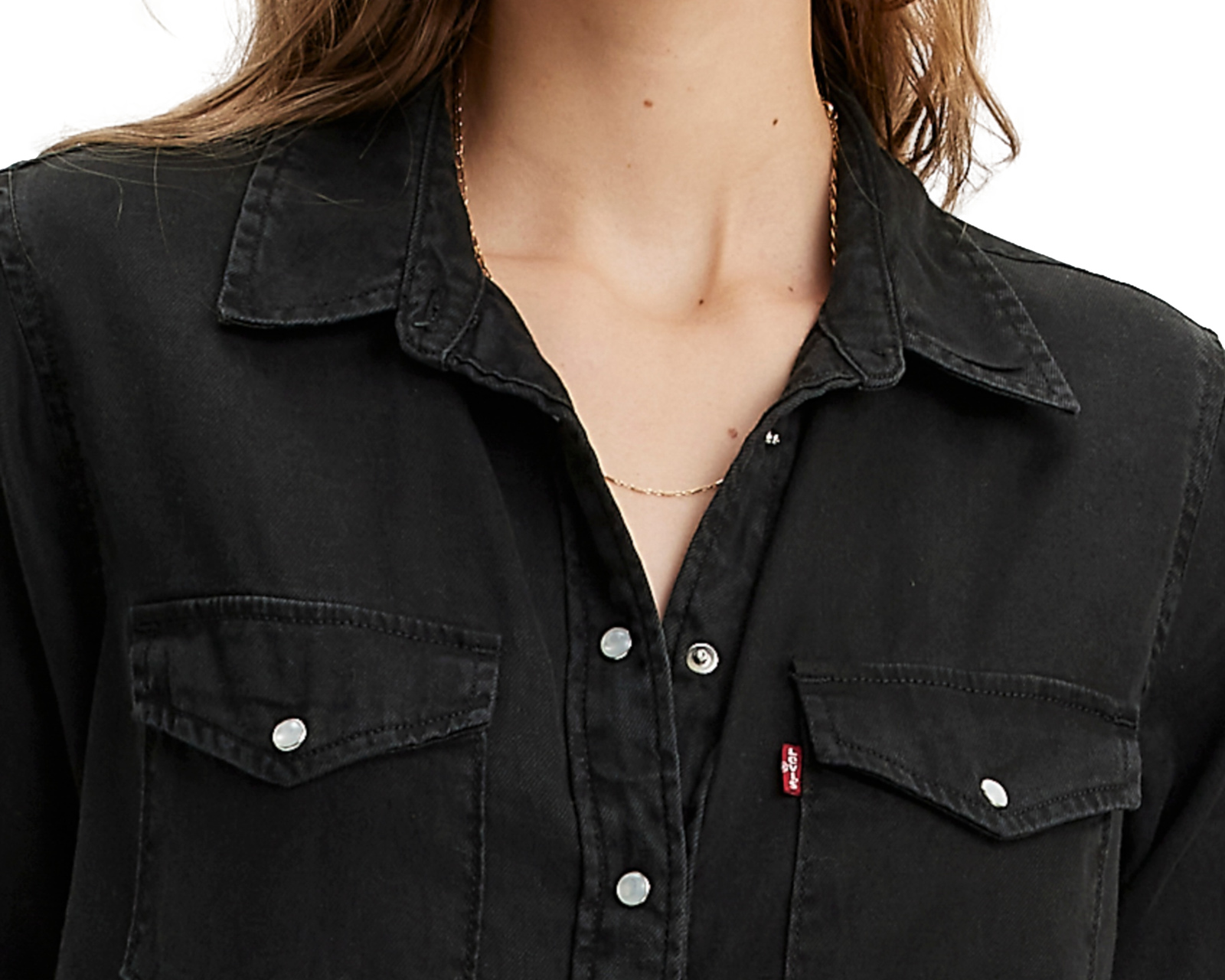 Foto 4 pulgar | Foto 3 | Camisa Levi's Manga Larga para Mujer