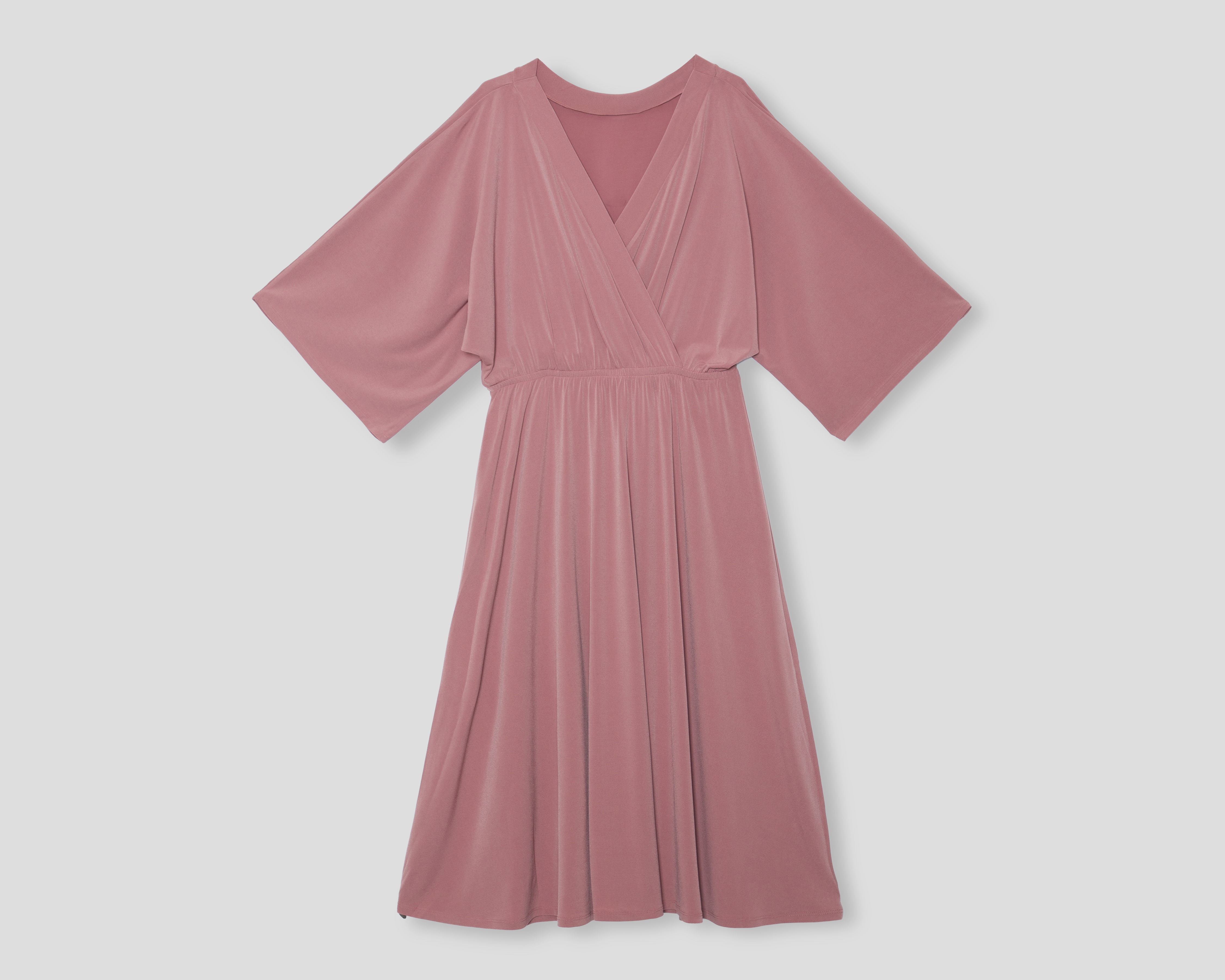 Foto 2 pulgar | Foto 1 | Vestido de Coctel Sahara Rosa con Escote V para Mujer