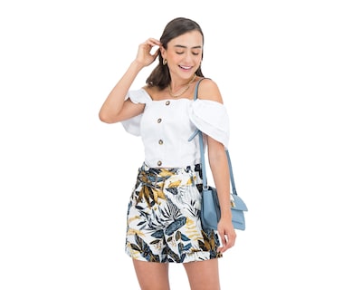 Foto 1 | Foto 1 | Blusa Jennifer Lopez sin Mangas con Botones