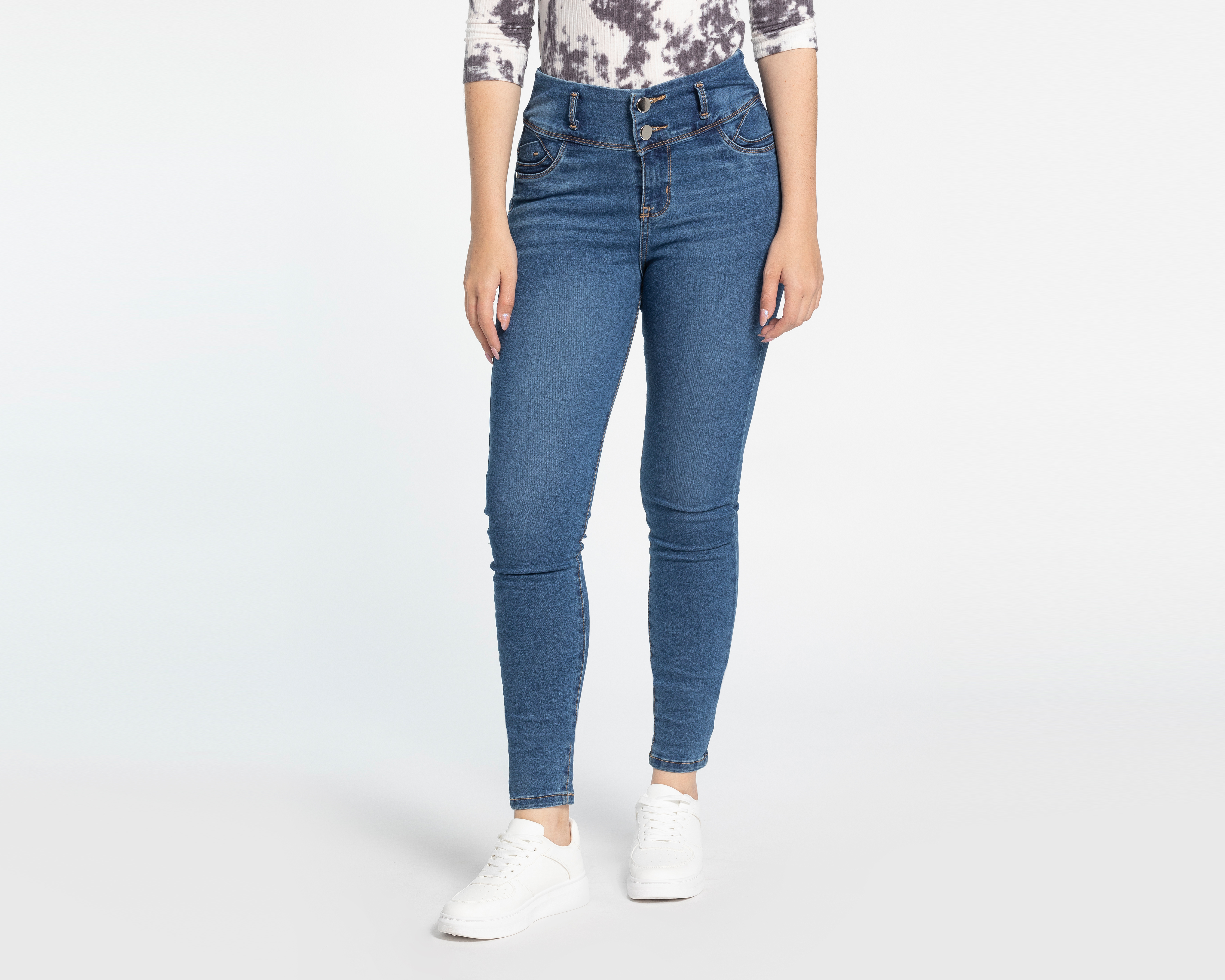 Foto 2 pulgar | Foto 1 | Jeans Skinny 18 Forever para Mujer
