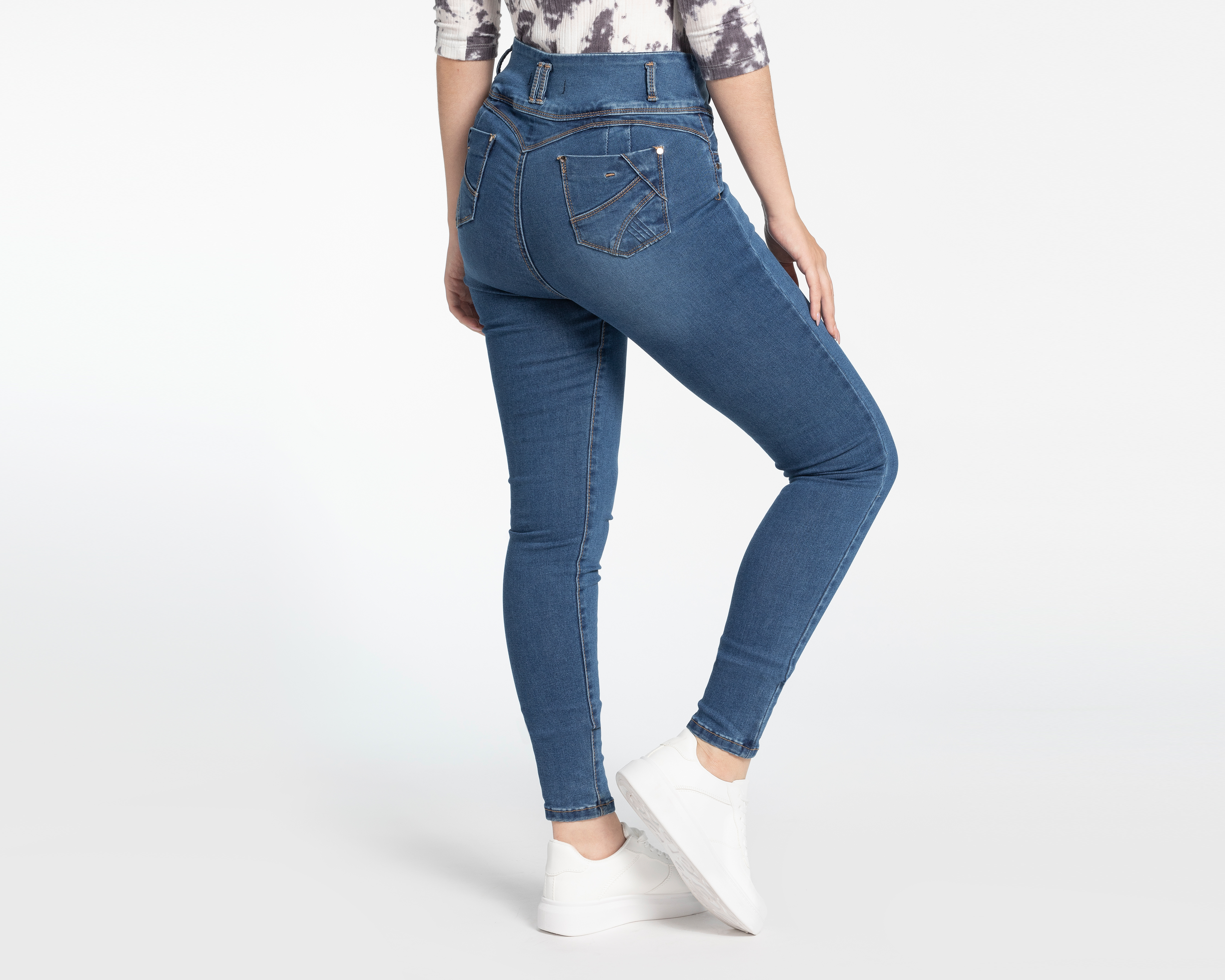 Foto 4 pulgar | Foto 3 | Jeans Skinny 18 Forever para Mujer