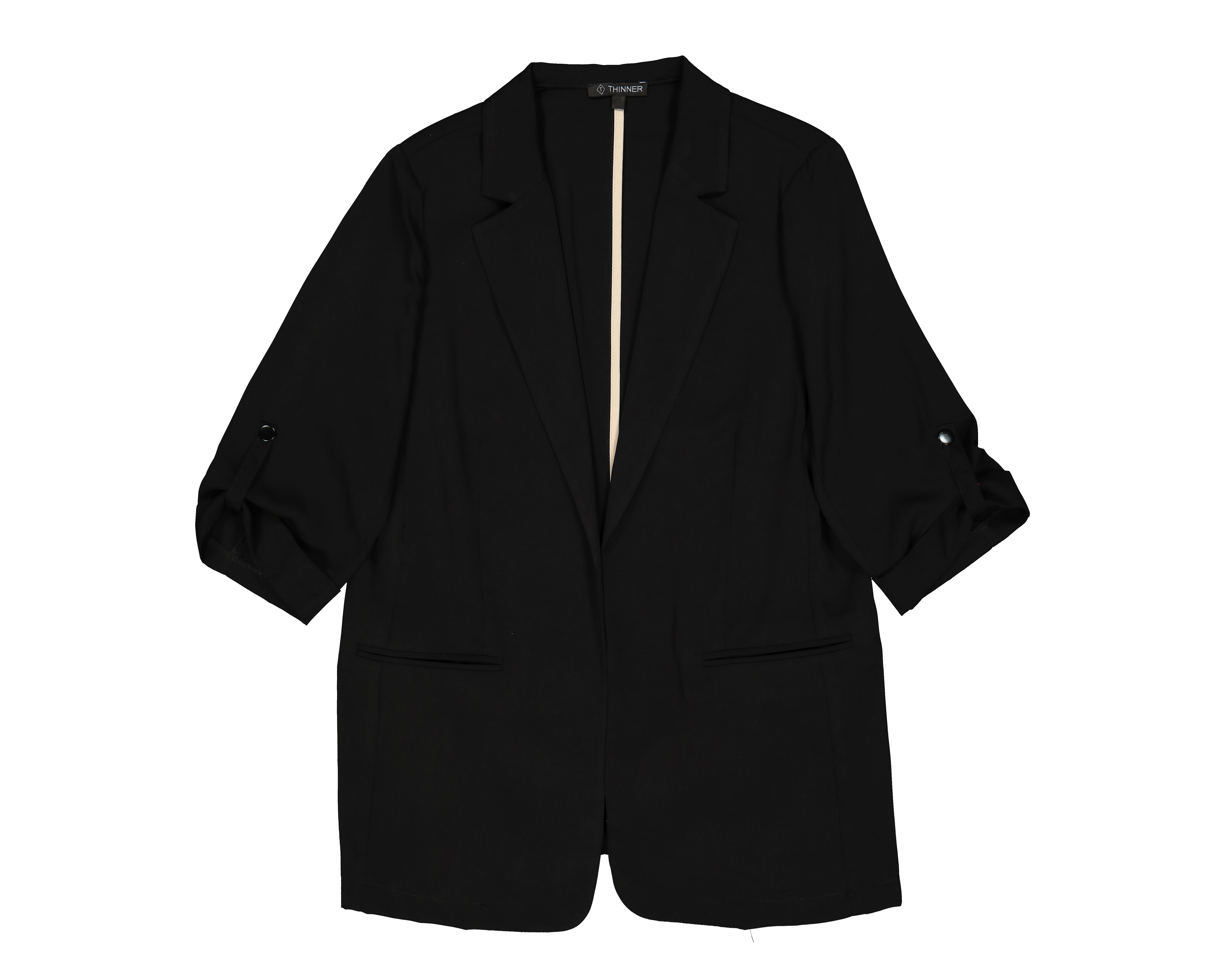 Foto 1 | Foto 1 | Blazer con Solapa Thinner Manga 3/4