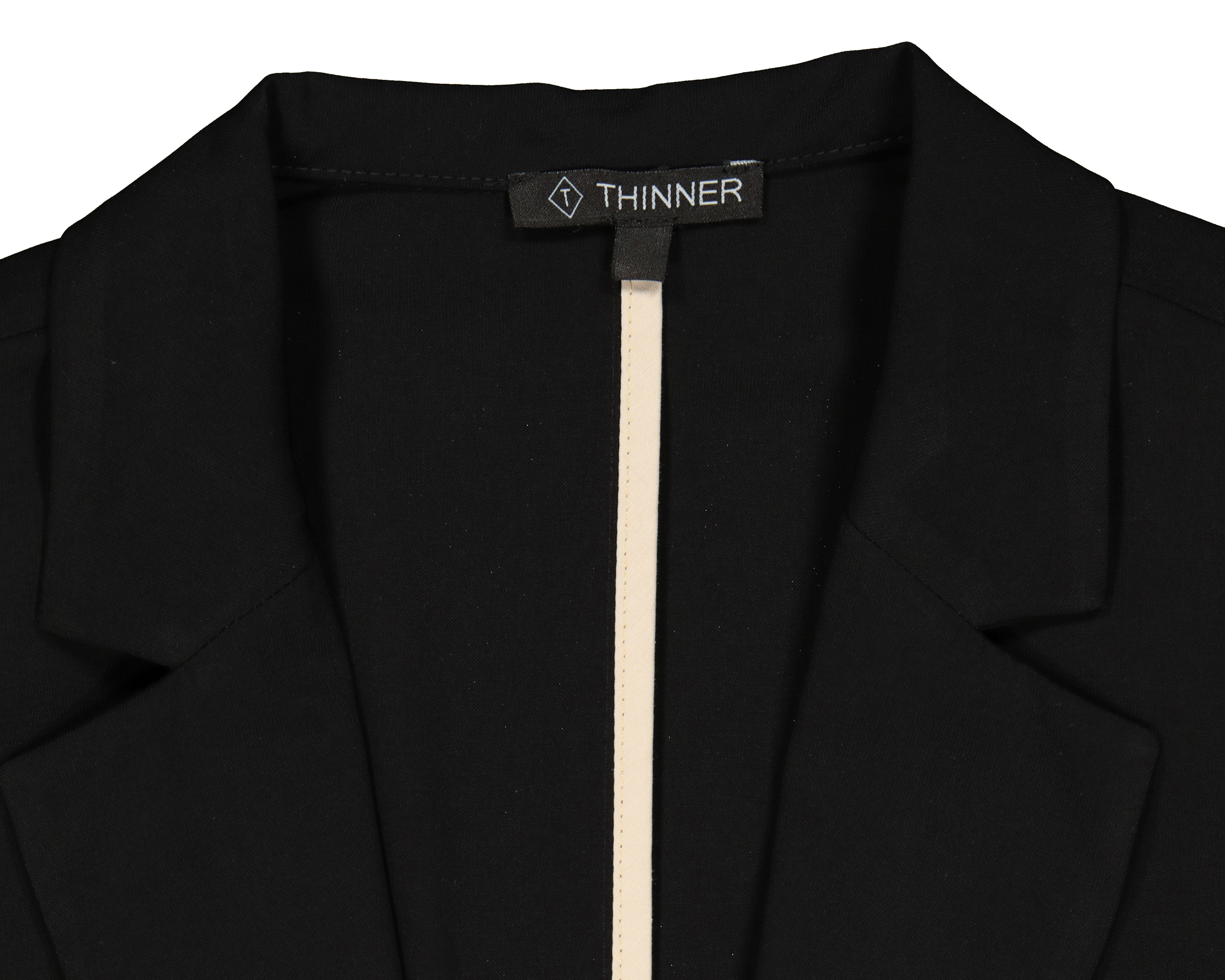 Foto 4 pulgar | Foto 3 | Blazer con Solapa Thinner Manga 3/4