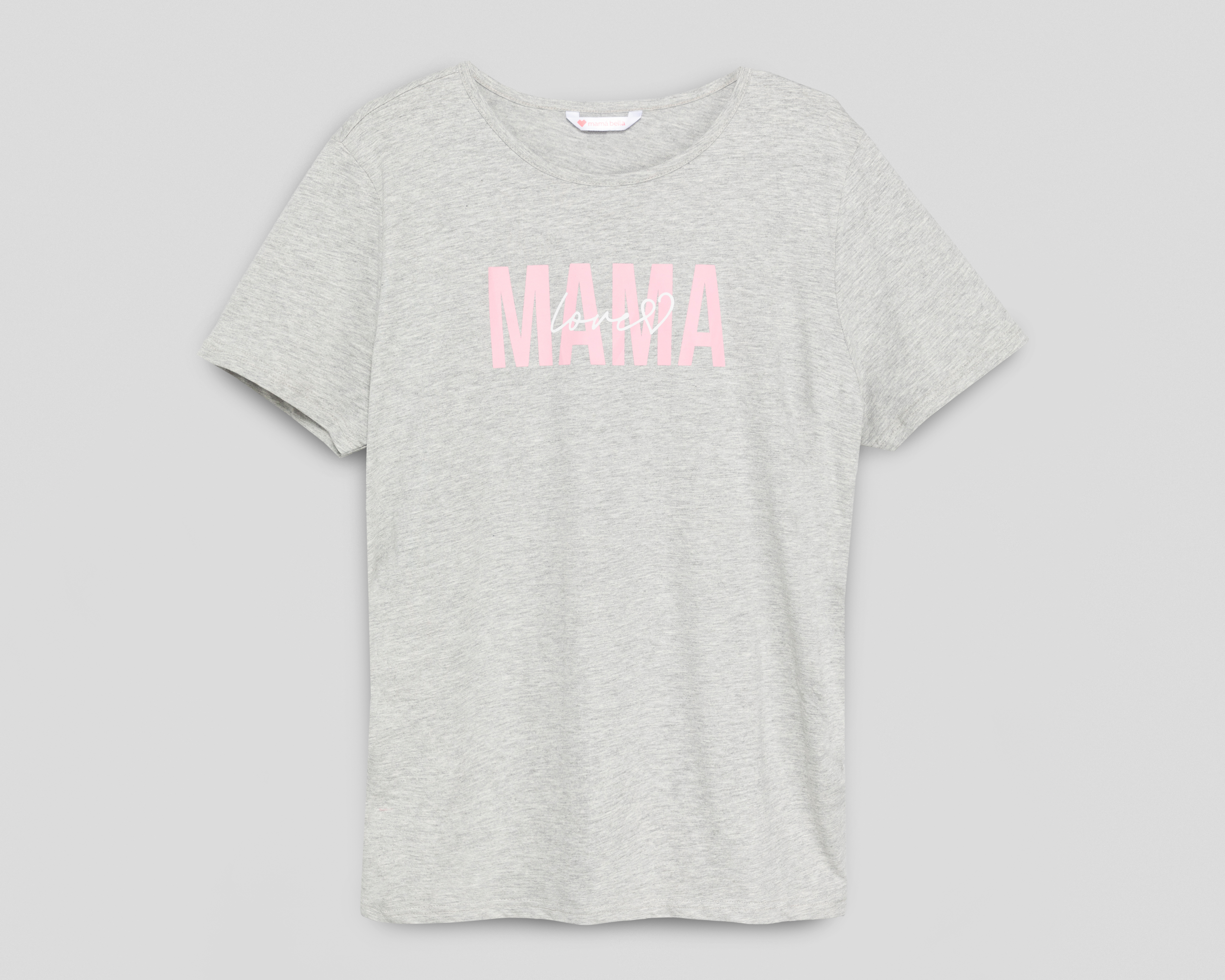 Foto 2 pulgar | Foto 1 | Playera de Maternidad Mamá Bella Manga Corta