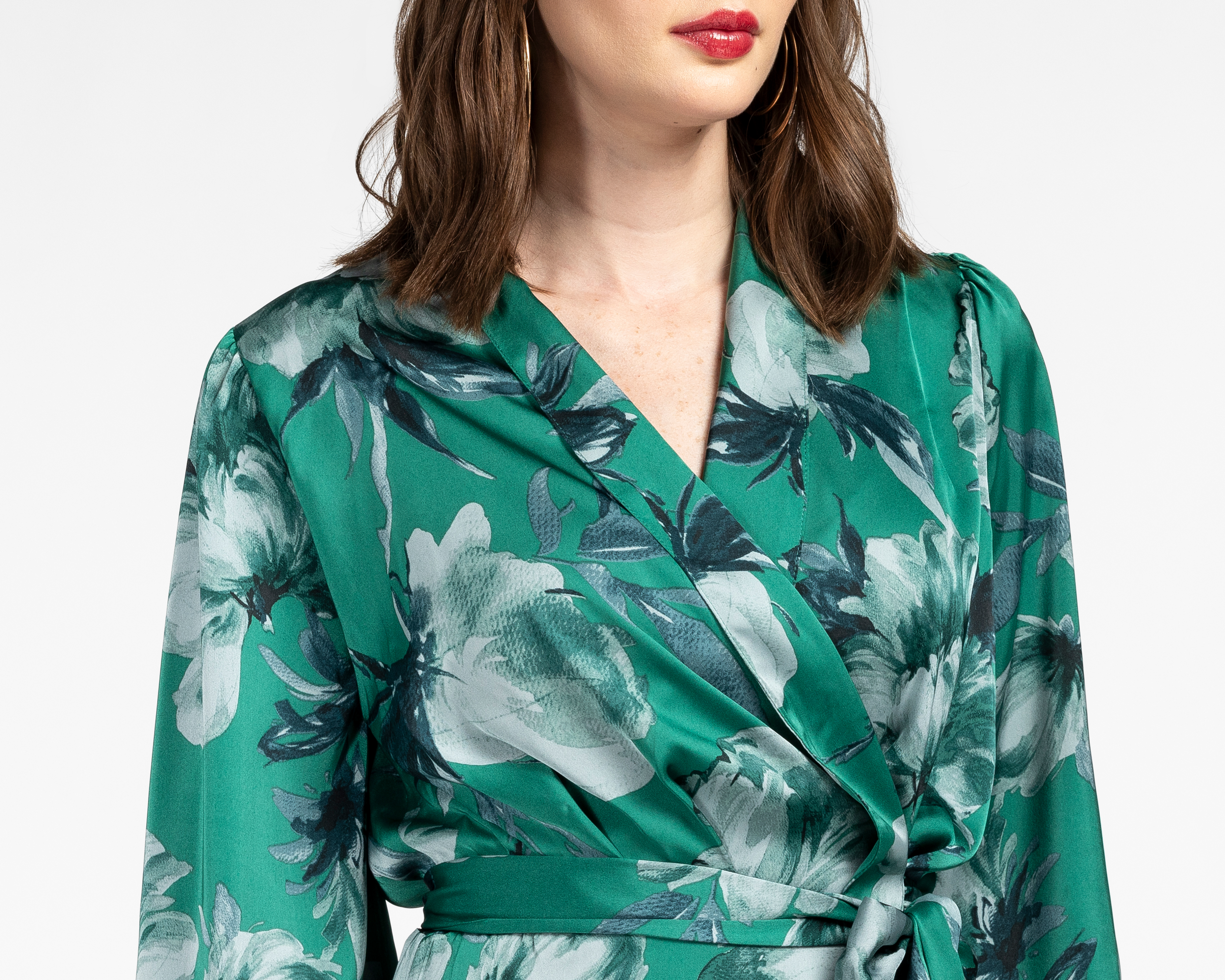 Foto 4 | Foto 4 | Vestido Coctel Sahara Midi Floral Escote V para Mujer