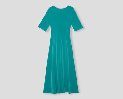 Foto 2 | Foto 2 | Vestido Coctel Sahara Verde con Lazo Manga Corta para Mujer