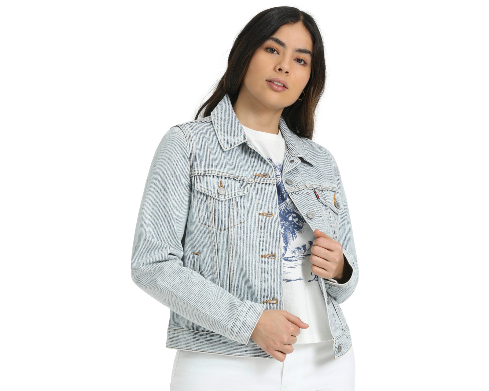 Foto 3 | Foto 3 | Chamarra de Mezclilla con Botones Levi's para Mujer