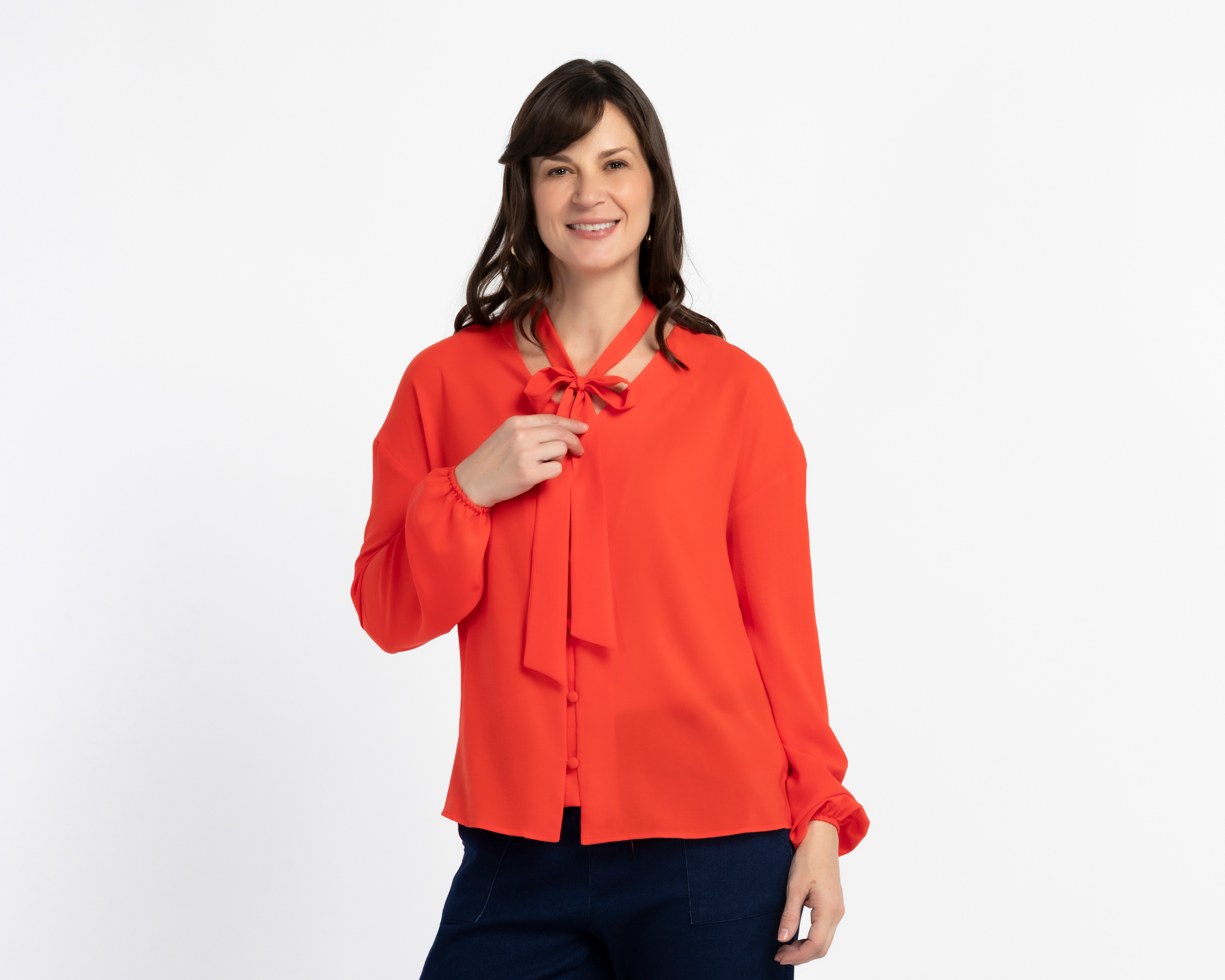 Blusa Anaranjada Alexis para Mujer