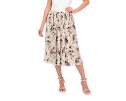 Falda Midi Sahara Plisada Estampada