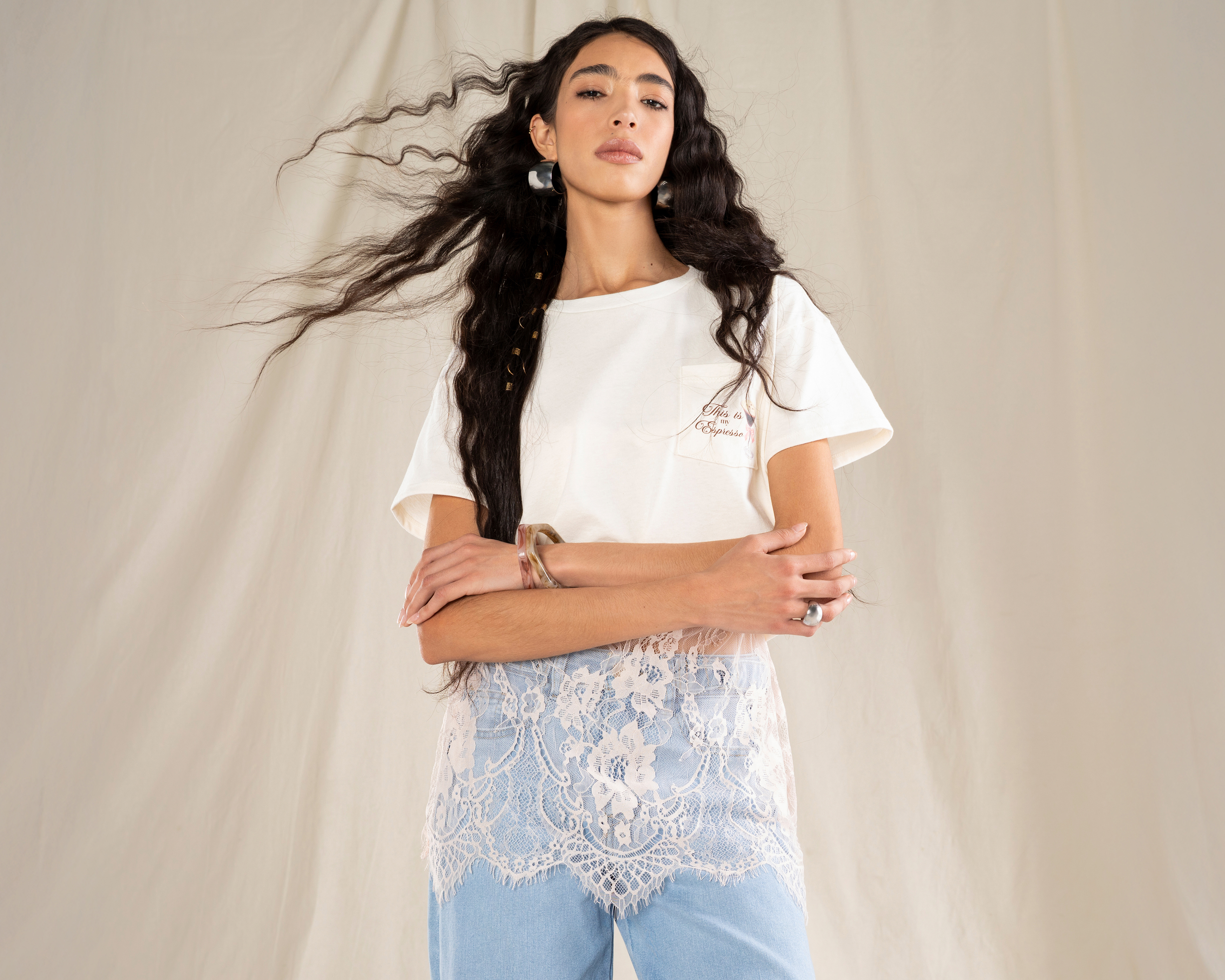 Foto 2 pulgar | Foto 1 | Playera de Algodón Strona para Mujer